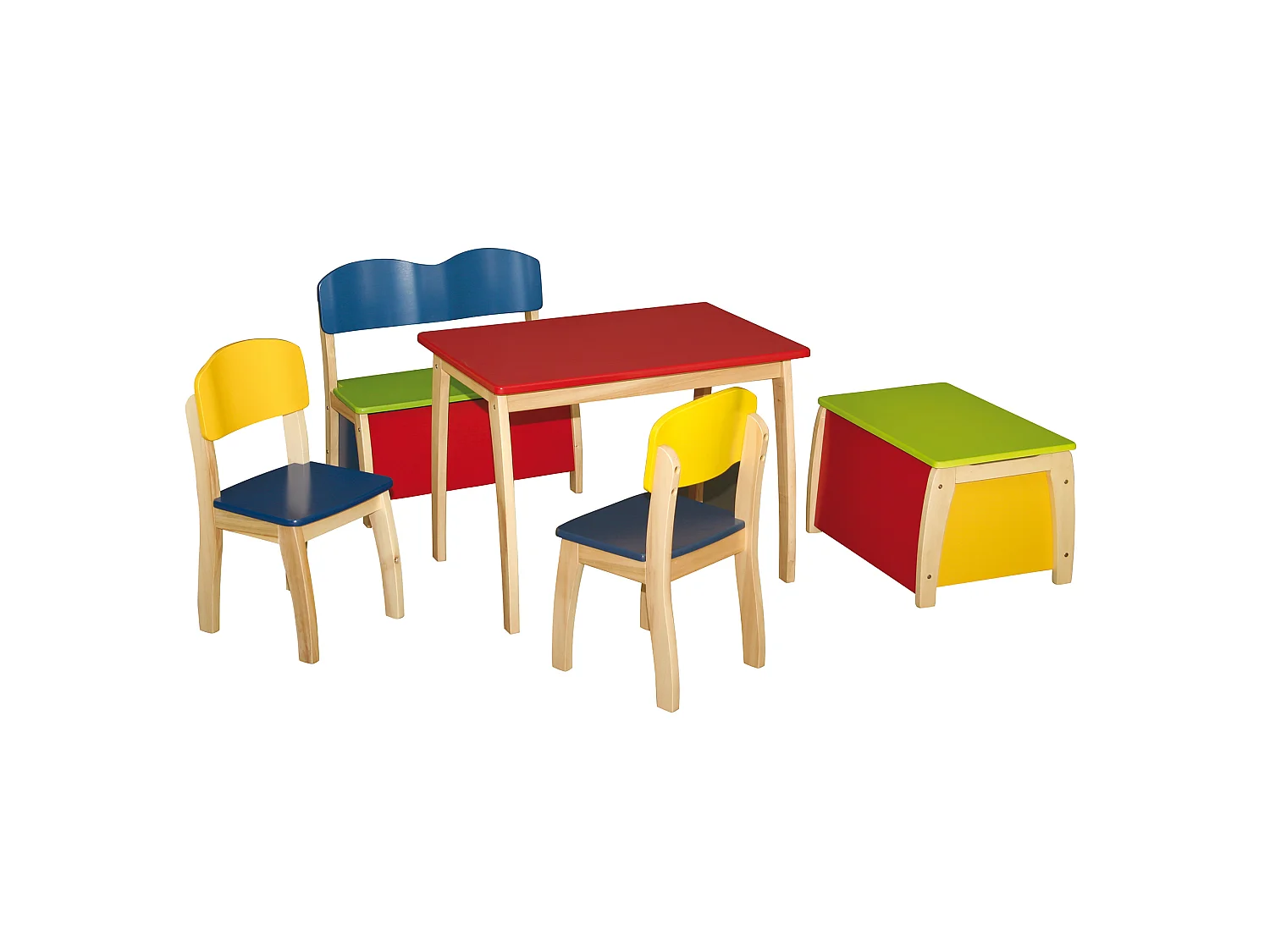 Kleurrijke Kinderstoel met Modern Ontwerp en 31.5cm Zithoogte