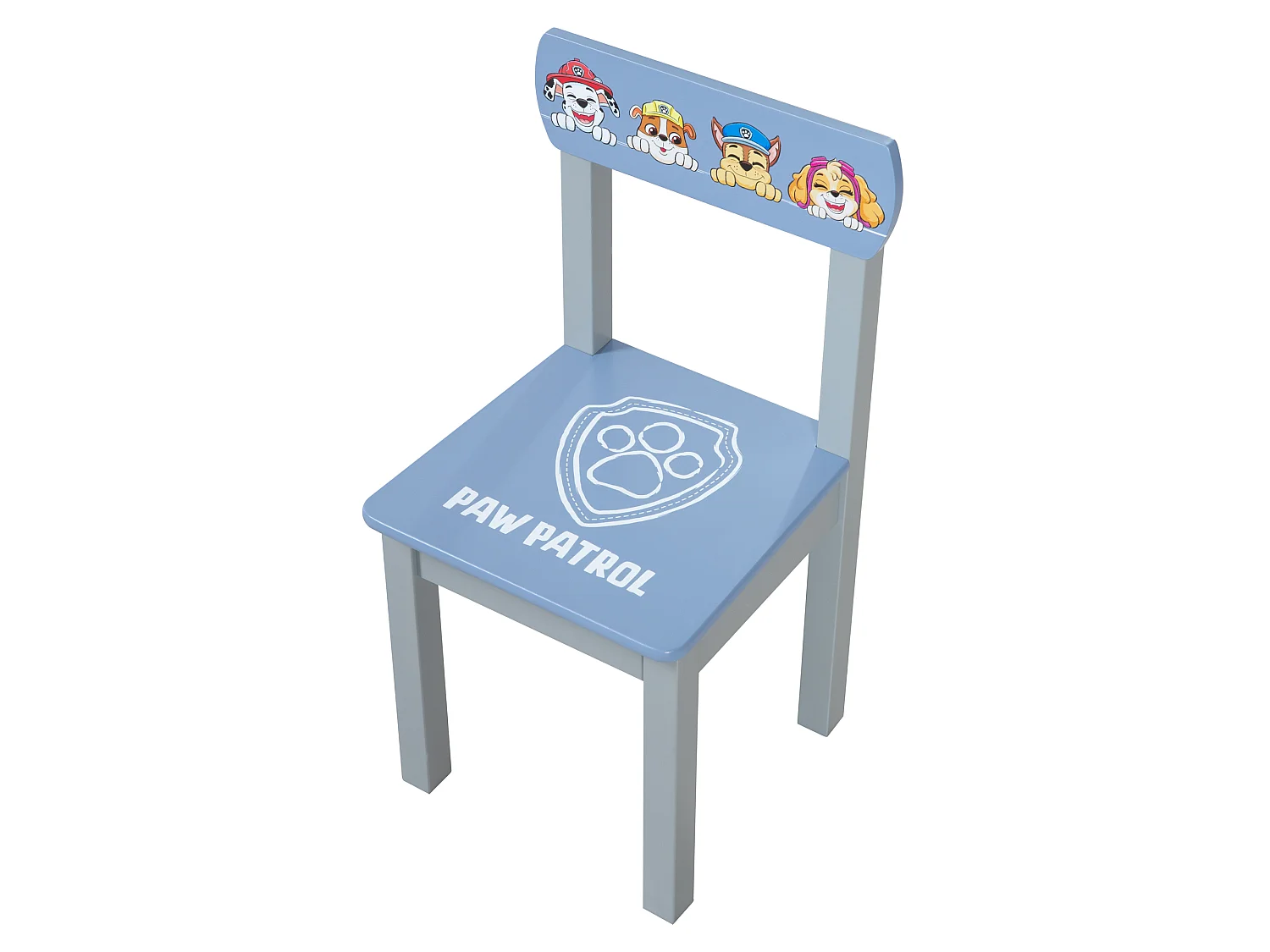 Roba Paw Patrol Kinderstoel - Blauw, Hout, Klaar om te monteren, Kindvriendelijk Ontwerp