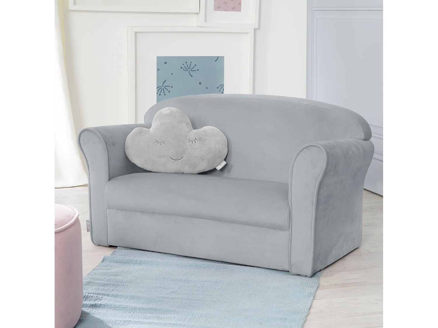 Kindersofa mit Armlehnen