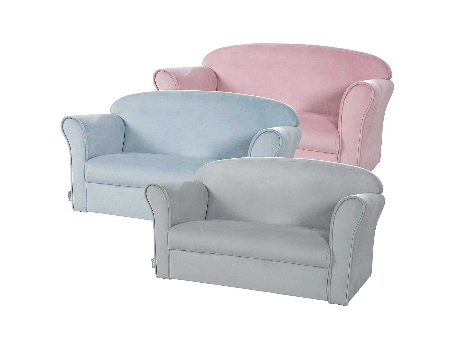 Kindersofa mit Armlehnen