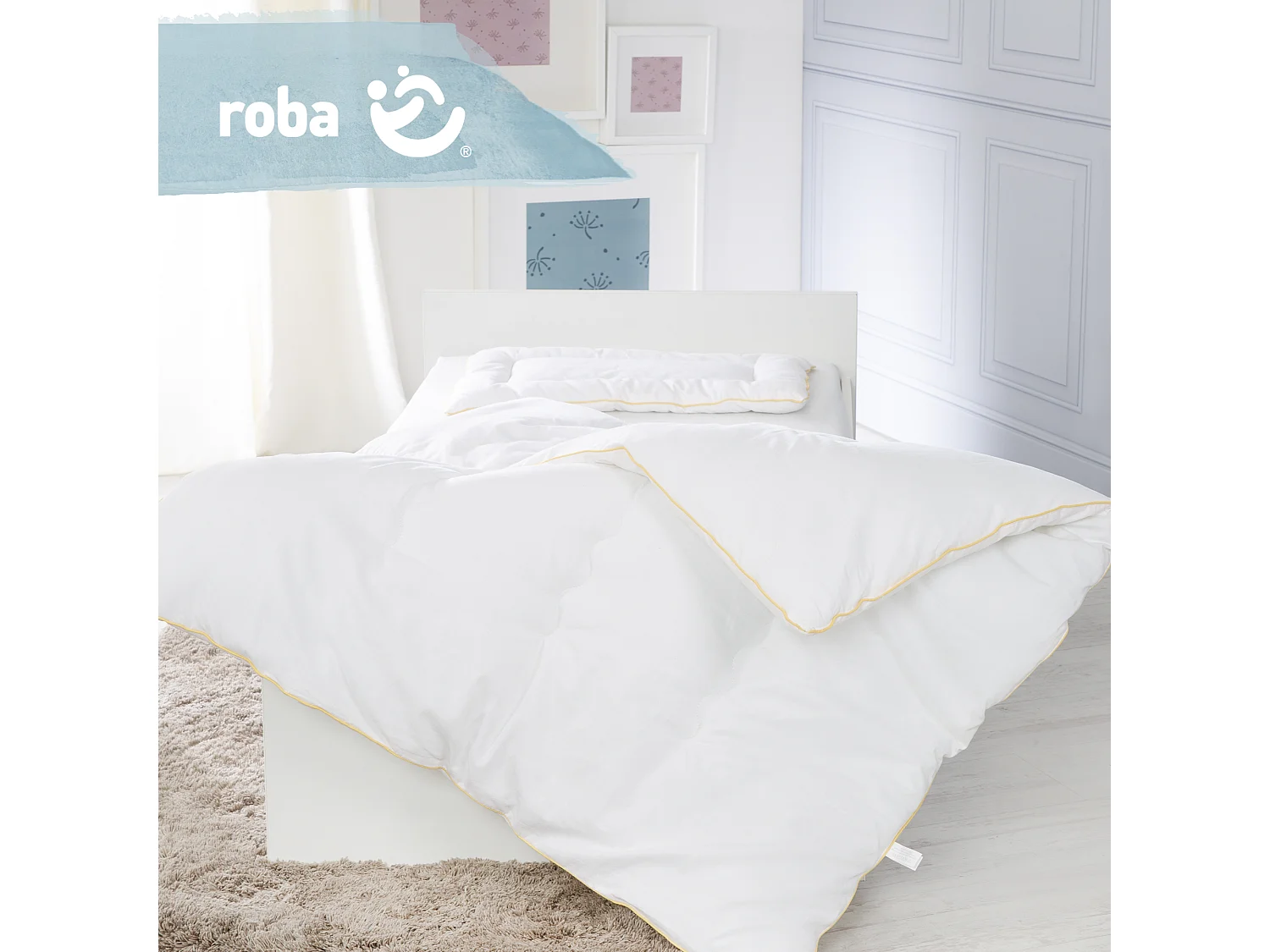 Babysteppbett-Set 2-teilig