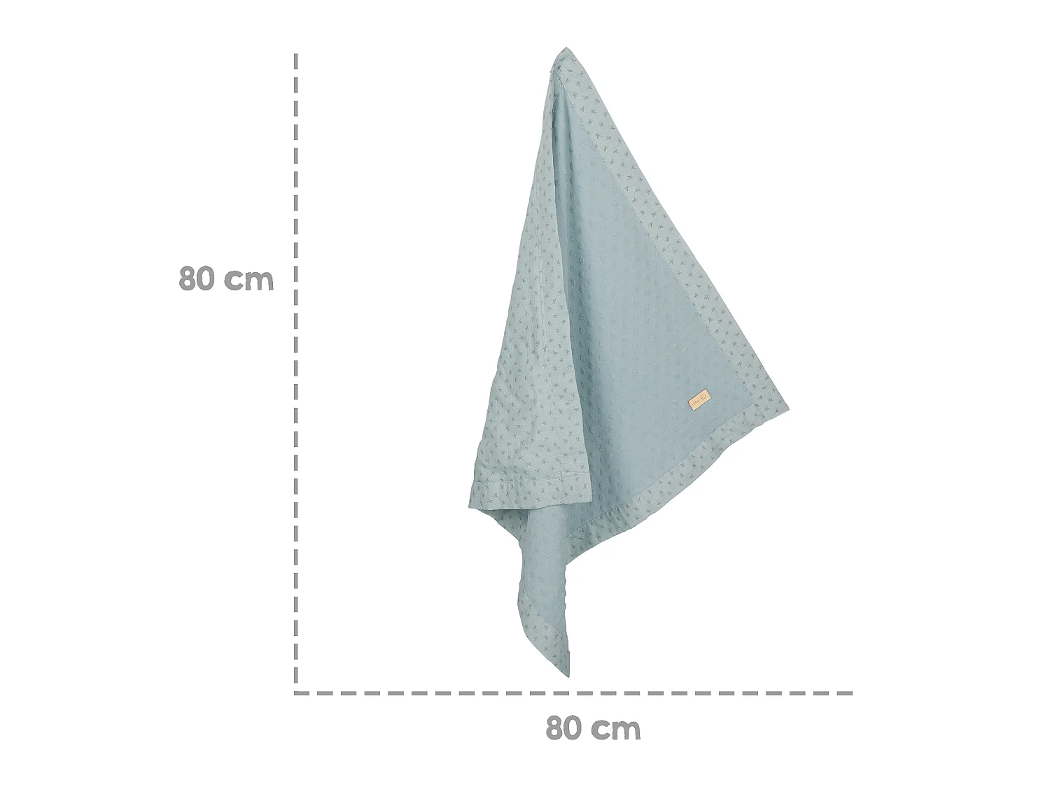 Coperta per Bambini Lil Planet in Cotone Biologico Turchese - Morbida, Assorbente e Ecologica