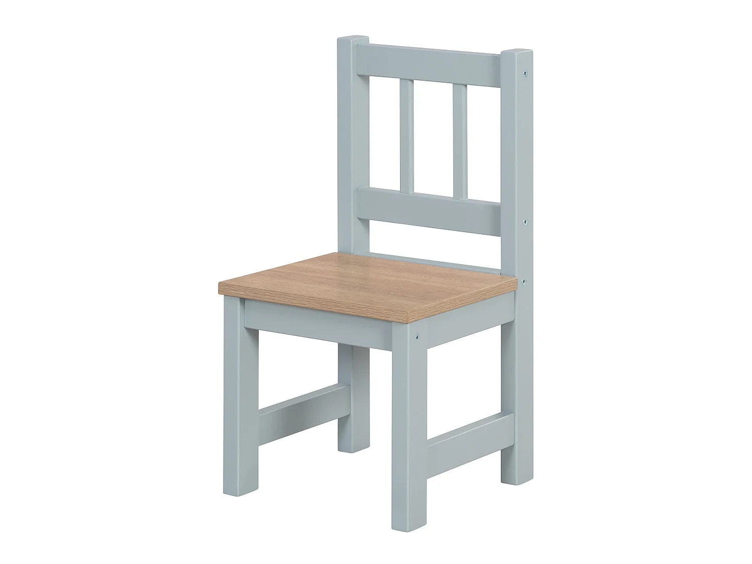 Juego de mesa y sillas infantiles Roba de 3 piezas 'Woody' - MDF color taupe, Ideal para niños a partir de 18 meses