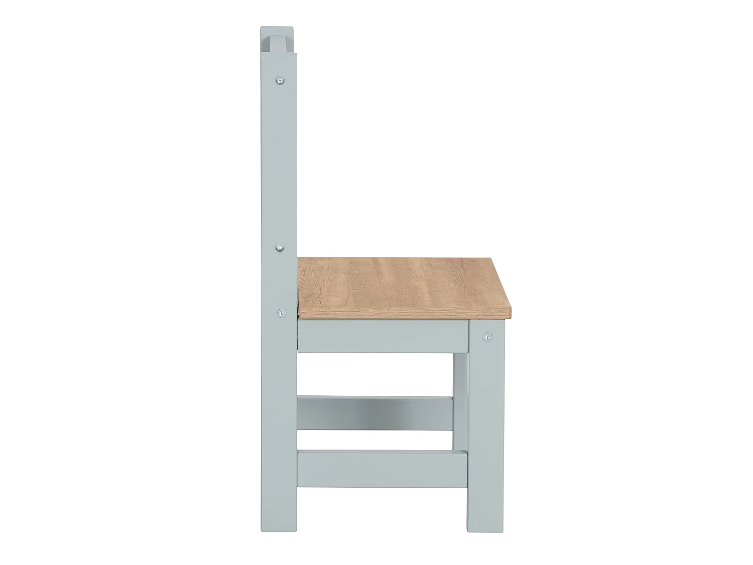 Juego de mesa y sillas infantiles Roba de 3 piezas 'Woody' - MDF color taupe, Ideal para niños a partir de 18 meses