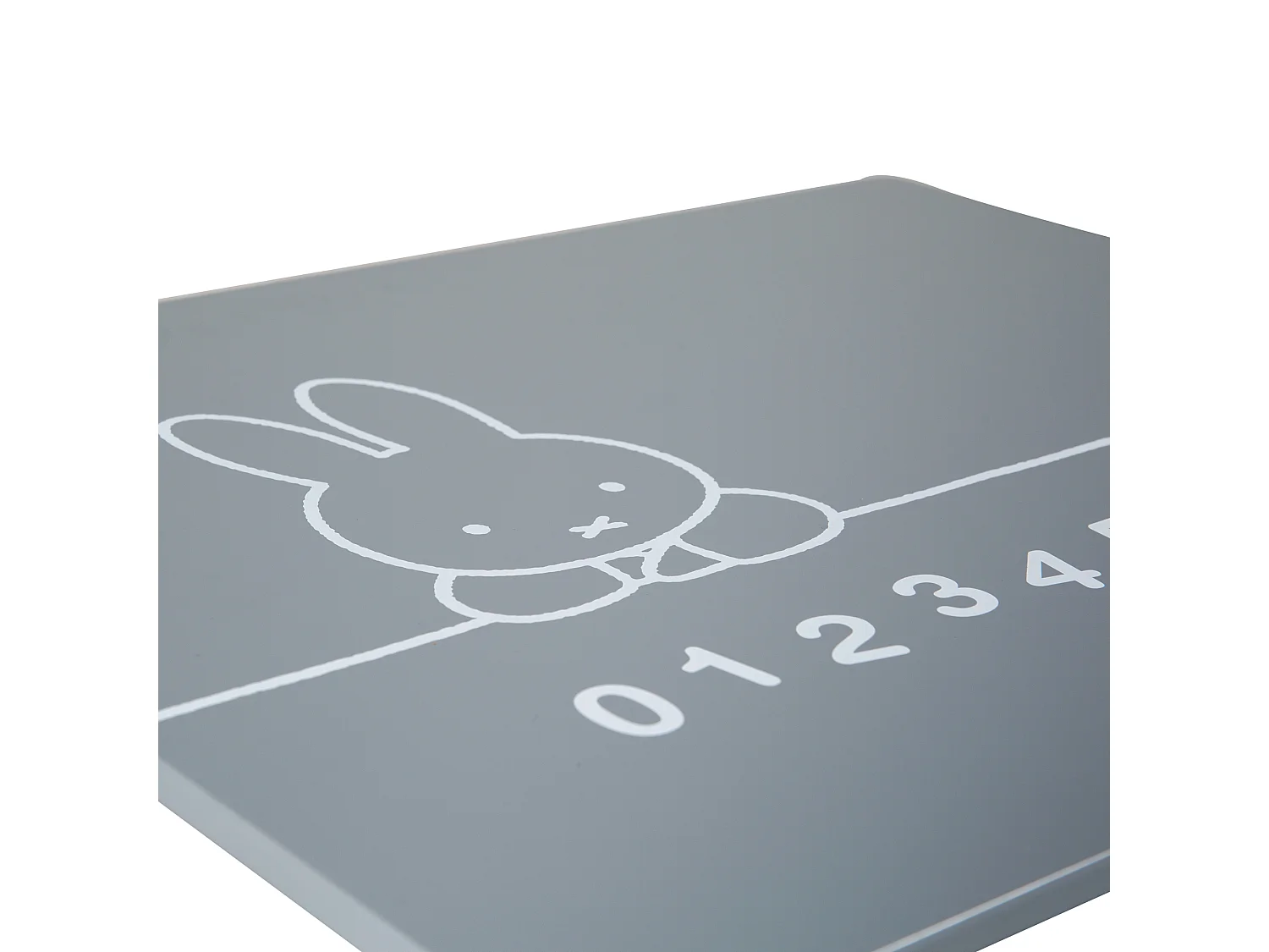 Juego de mesa y sillas para niños Roba Miffy, gris, forma rectangular, certificado seguro, edades 1,5-10