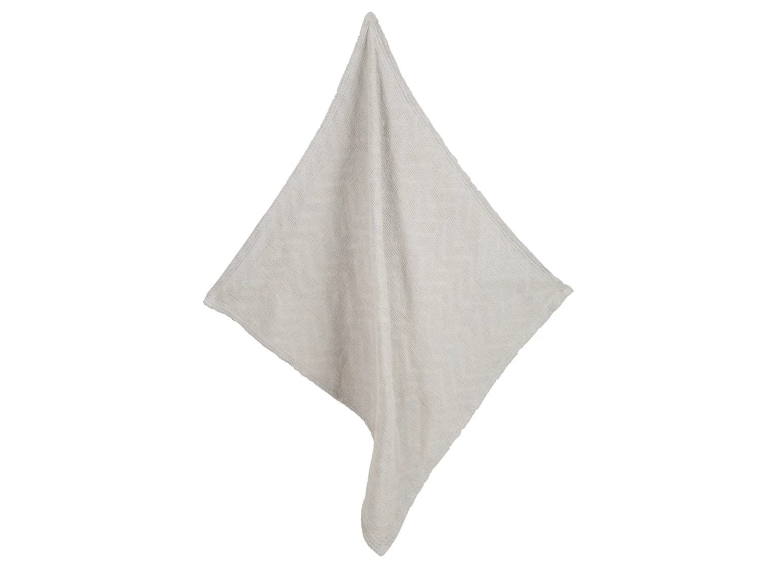 Coperta per Bambini Biologica Lil Planet in Grigio Effetto Maglia - Morbida, Ecologica e Traspirante