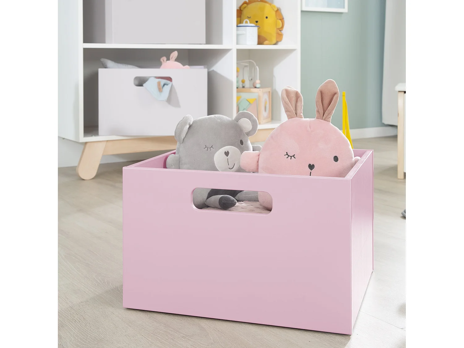 Boîte de Rangement pour Jouets Roba en Divers Coloris - Idéale pour l'Organisation de la Chambre d'Enfant
