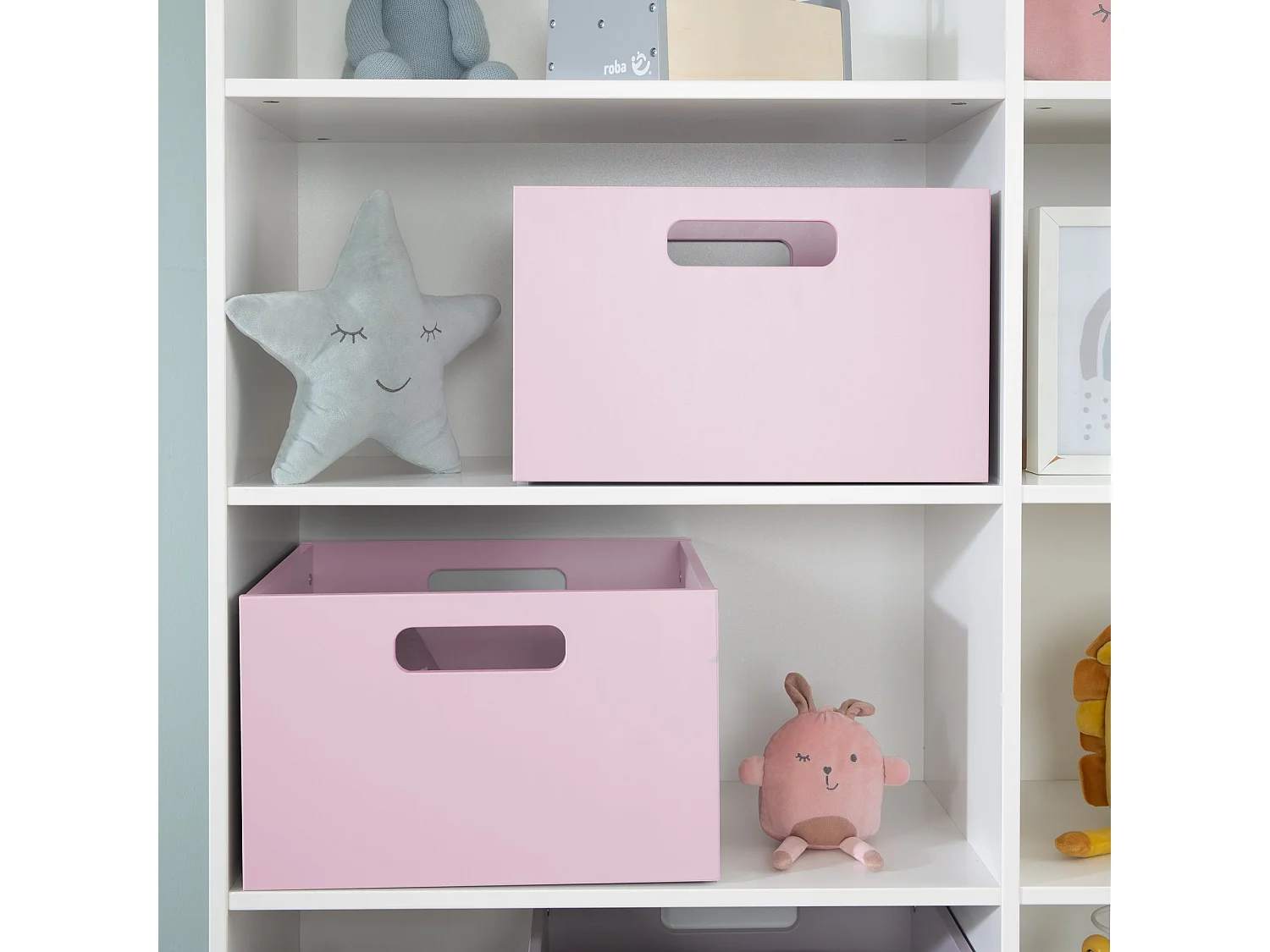 Boîte de Rangement pour Jouets Roba en Divers Coloris - Idéale pour l'Organisation de la Chambre d'Enfant