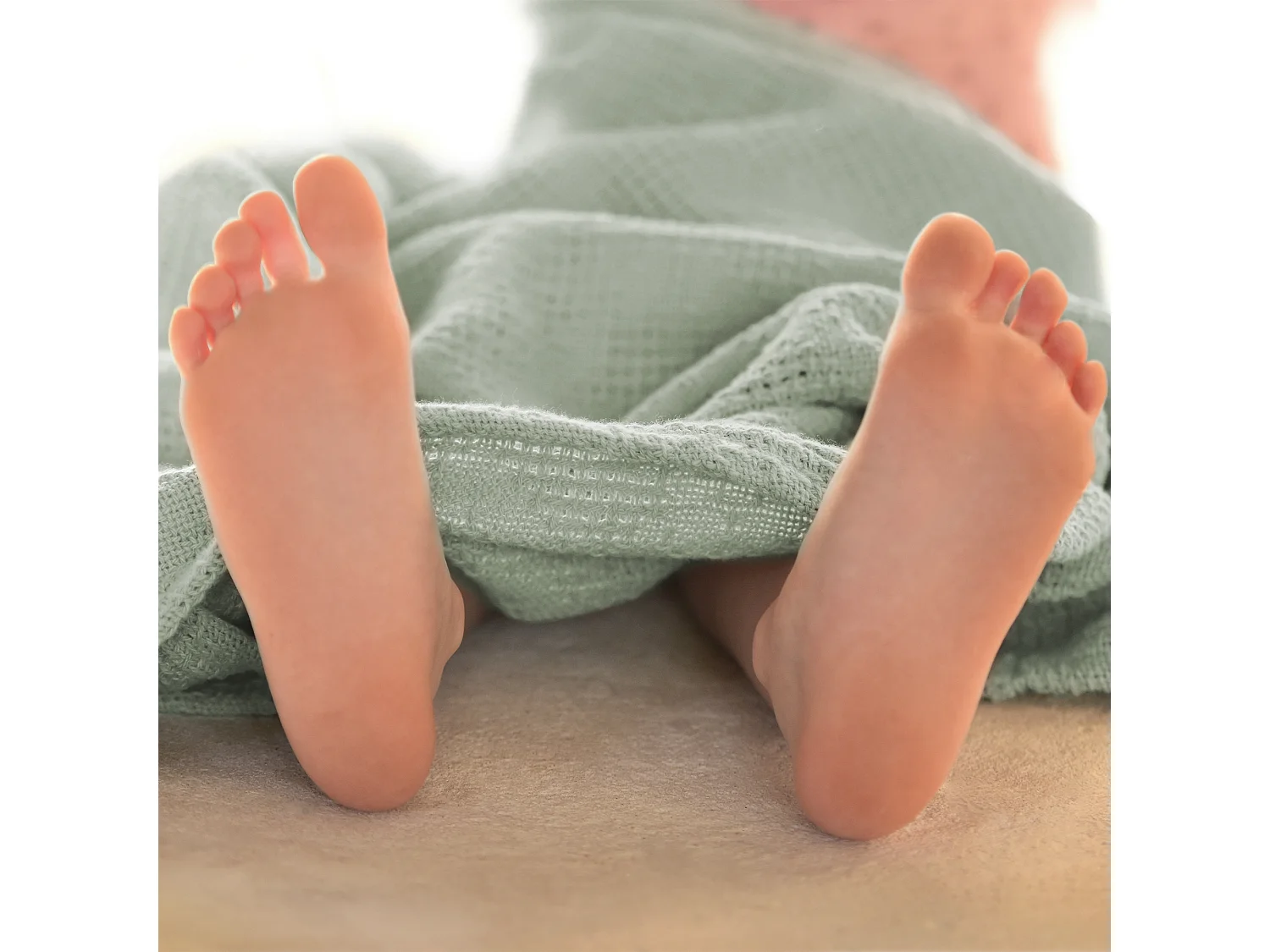 Coperta per Bambini Biologica roba Lil Planet in Verde Ghiaccio - Morbida & Ecologica