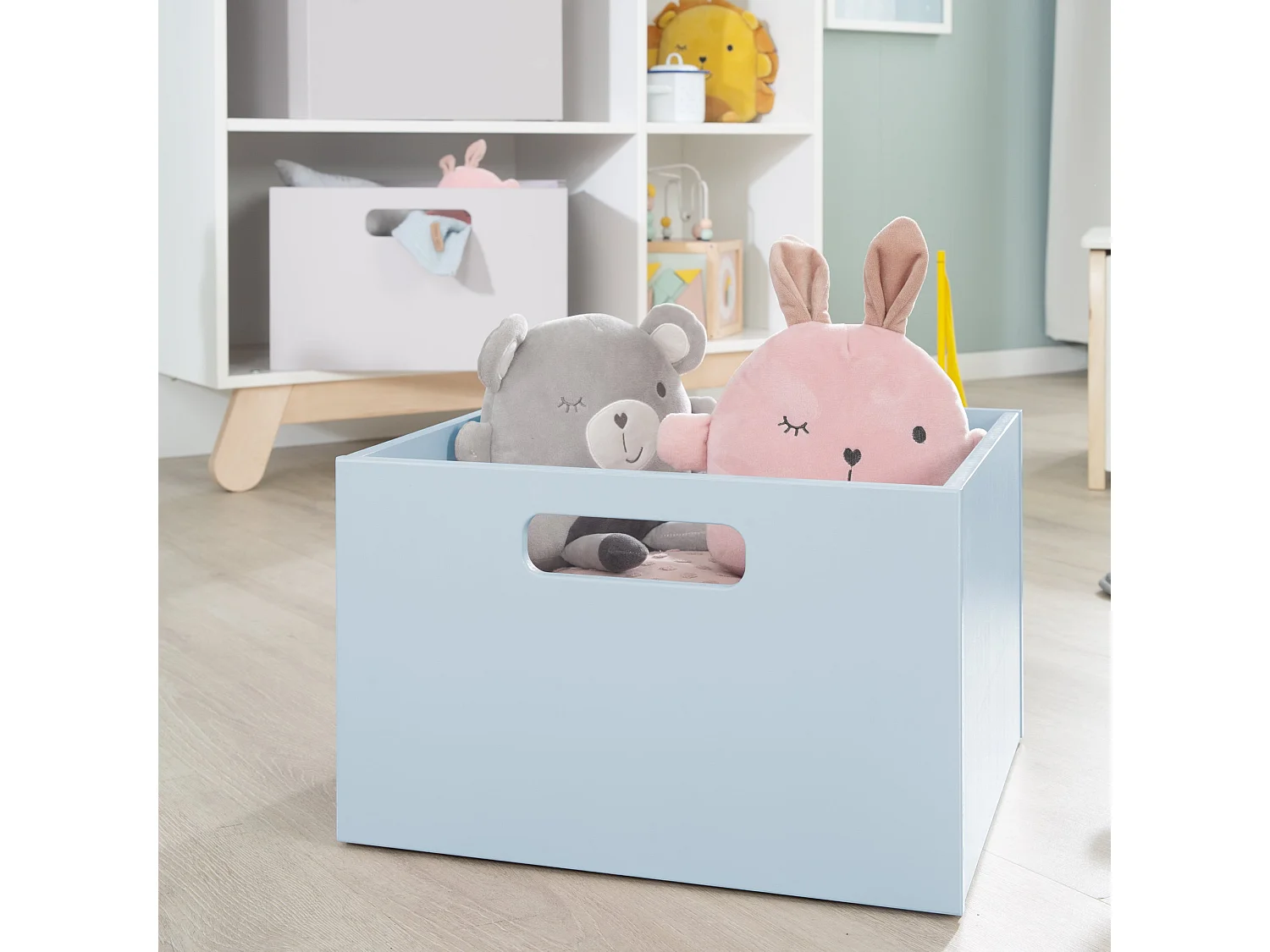 Boîte de Rangement pour Jouets Roba en Divers Coloris - Idéale pour l'Organisation de la Chambre d'Enfant