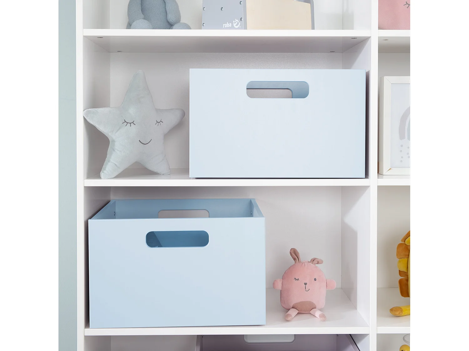 Boîte de Rangement pour Jouets Roba en Divers Coloris - Idéale pour l'Organisation de la Chambre d'Enfant
