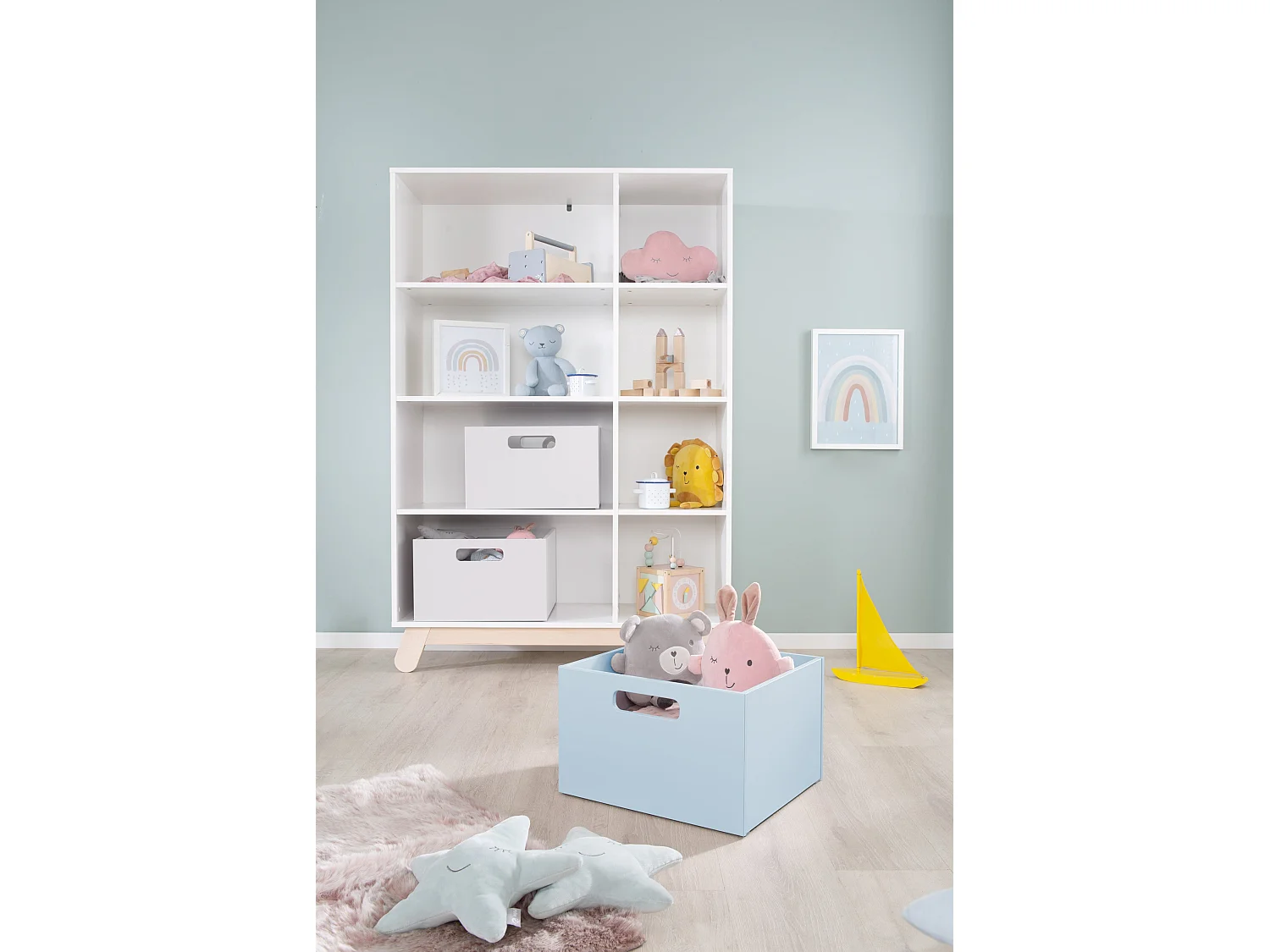Boîte de Rangement pour Jouets Roba en Divers Coloris - Idéale pour l'Organisation de la Chambre d'Enfant