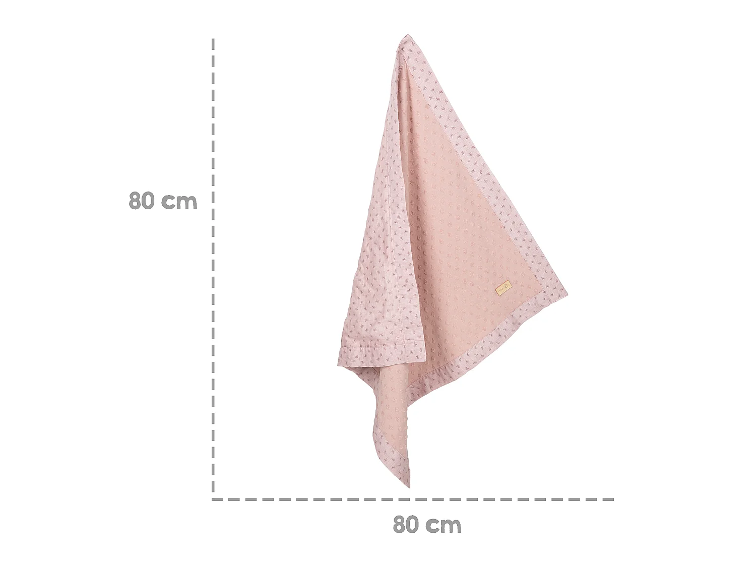 Coperta per Bambini Lil Planet in Cotone Biologico Rosa - Morbida, Assorbente e Ecologica