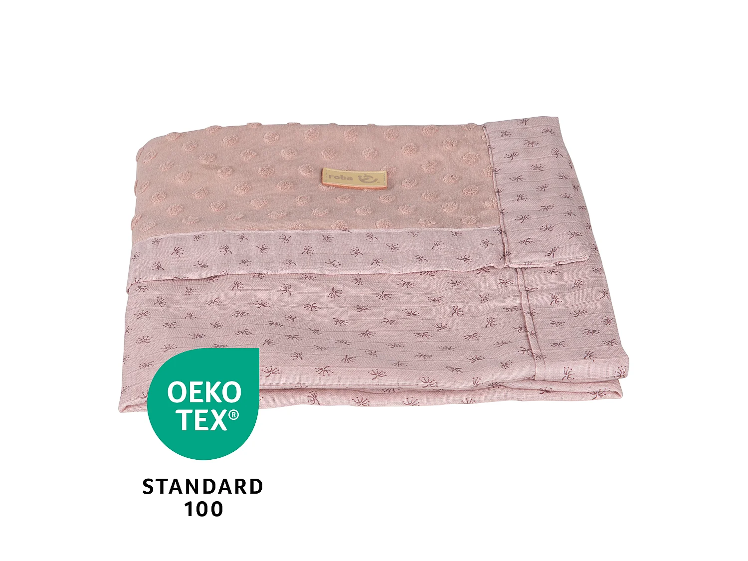 Coperta per Bambini Lil Planet in Cotone Biologico Rosa - Morbida, Assorbente e Ecologica
