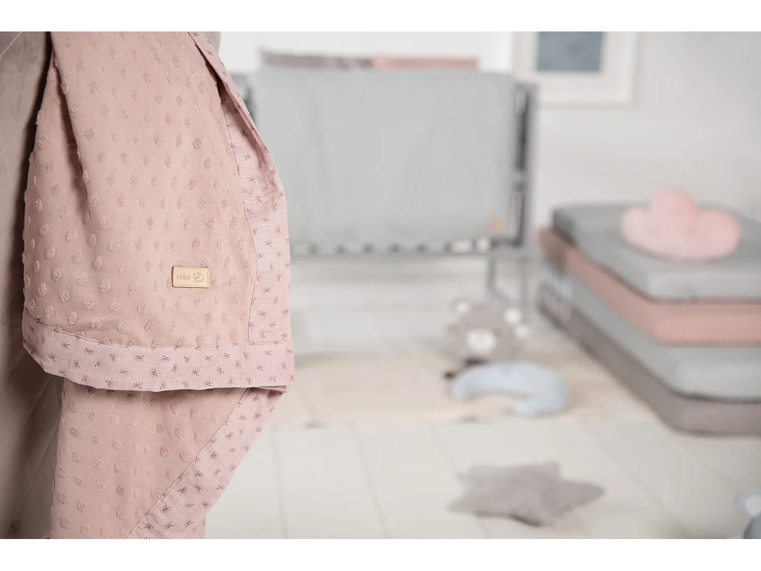Coperta per Bambini Lil Planet in Cotone Biologico Rosa - Morbida, Assorbente e Ecologica
