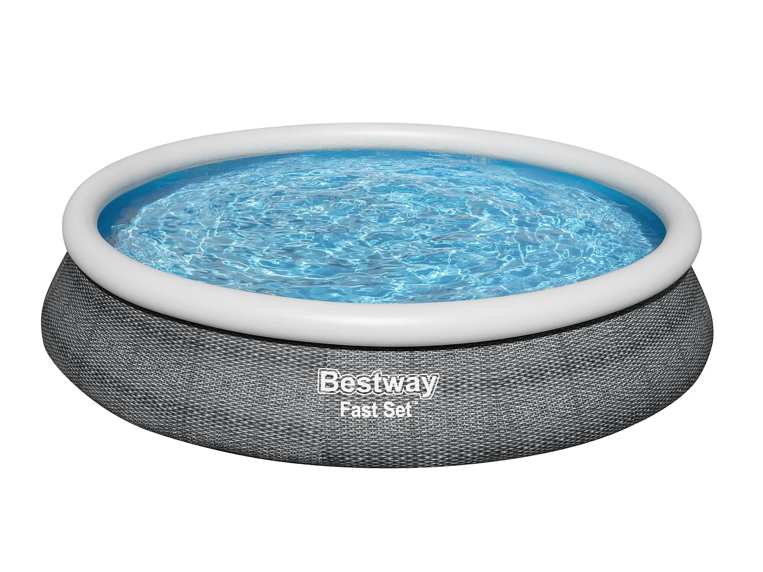 Piscina Hinchable Redonda Bestway Fast Set 457x84 cm con Depuradora de Cartucho 2006 L/H