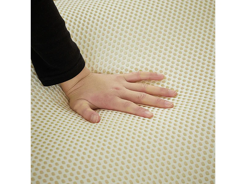 224cm Divano modulare 2 posti in tessuto 3D a maglia, profondità seduta 68cm, Beige