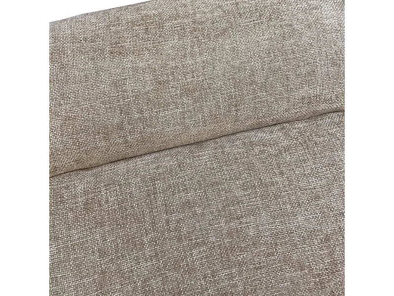 Lot 2 chaises rotatives 360° tissu taupe rembourrage ergonomique - PHIL