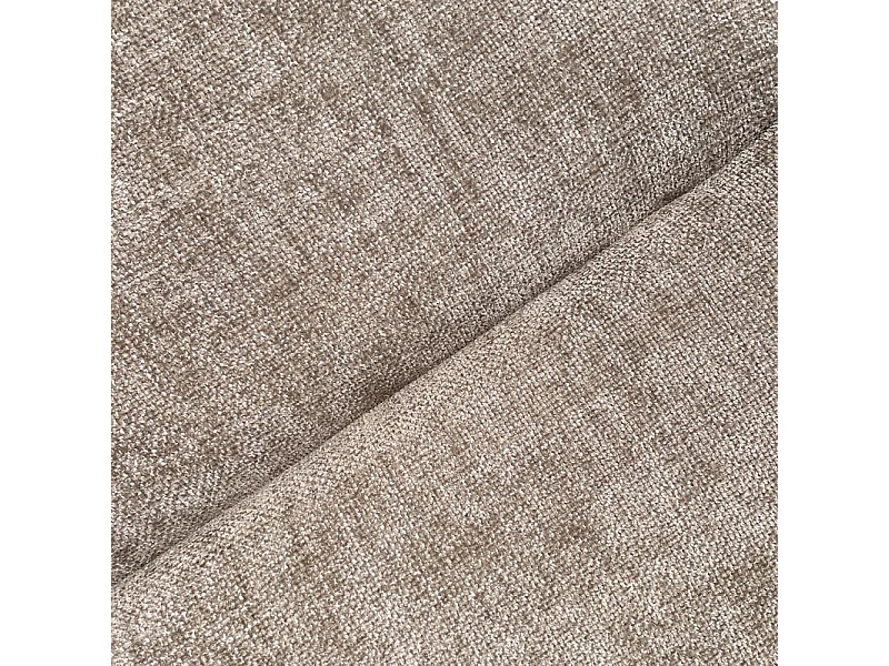 Chaise rotative 360° en tissu taupe rembourrage ergonomique - PHIL