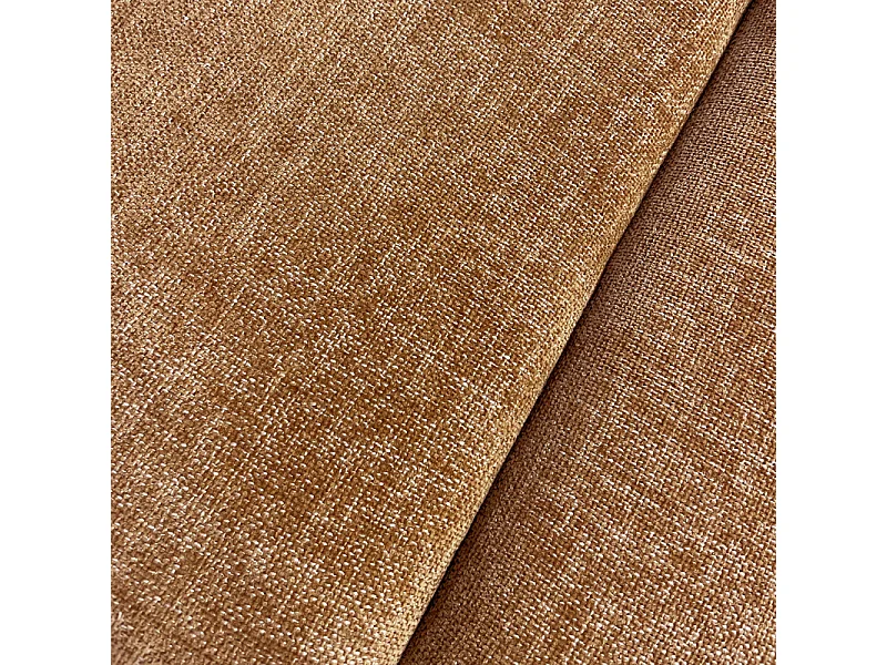 Chaise rotative 360° en tissu terracotta rembourrage ergonomique - PHIL