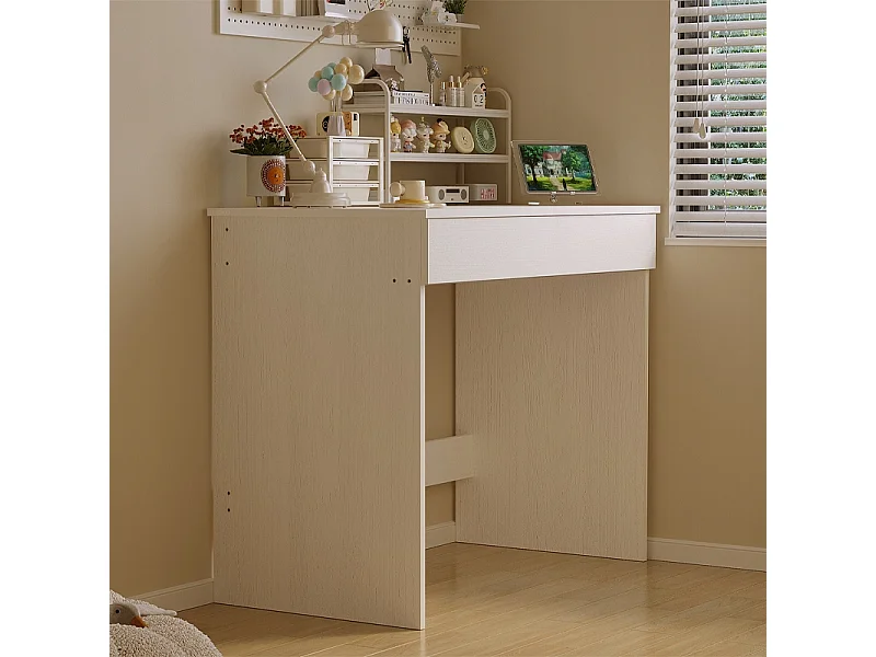 Secretária para computador juvenil, mesa moderna com 5 gavetas, estilo loft, 120 cm