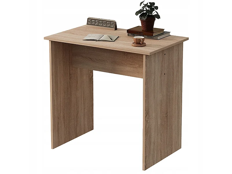 Computerbureau, Scandinavisch bureau voor een loftkamer, eiken sonoma, 80 cm