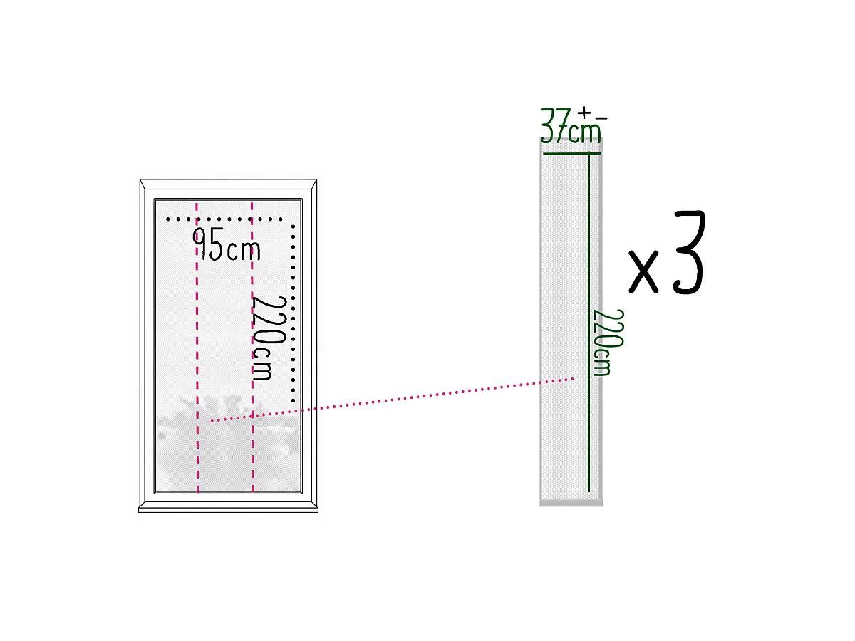 Moustiquaire de porte 95 x 220 cm avec Fixation auto-agrippante, protection efficace contre moustiques, mouches et araignées, Blanc