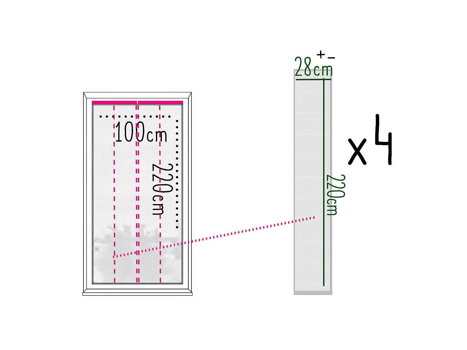 Moustiquaire de porte 100 x 220 cm avec Fixation auto-agrippante, protection efficace contre moustiques, mouches et araignées, Blanc