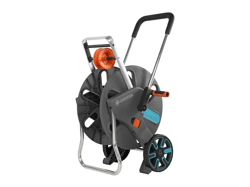 Dévidoir sur roues GARDENA CleverRoll L pour tuyaux jusqu'à 100 m gris et rouge