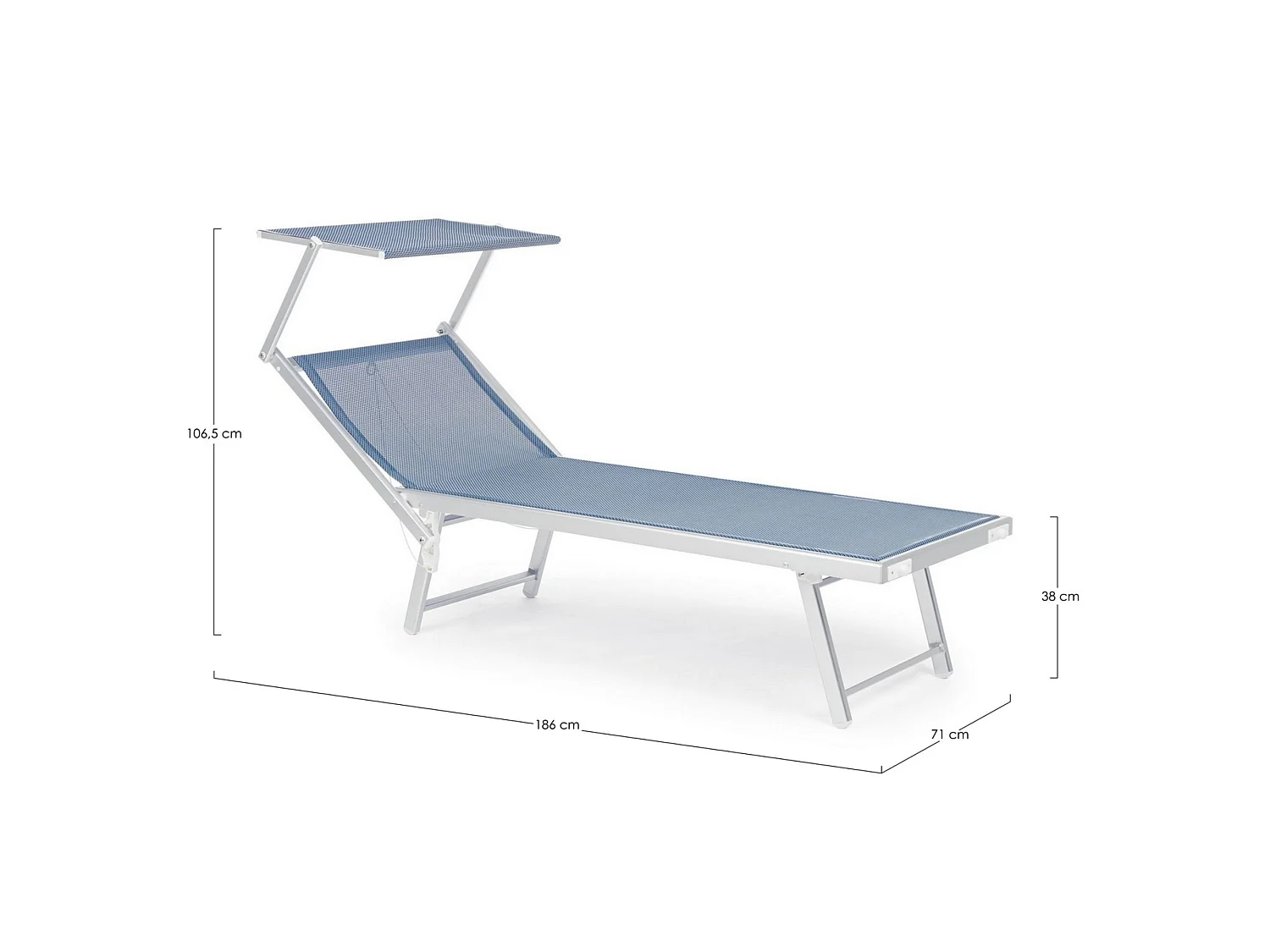Ensemble de 2 chaises longues - TURQUETA