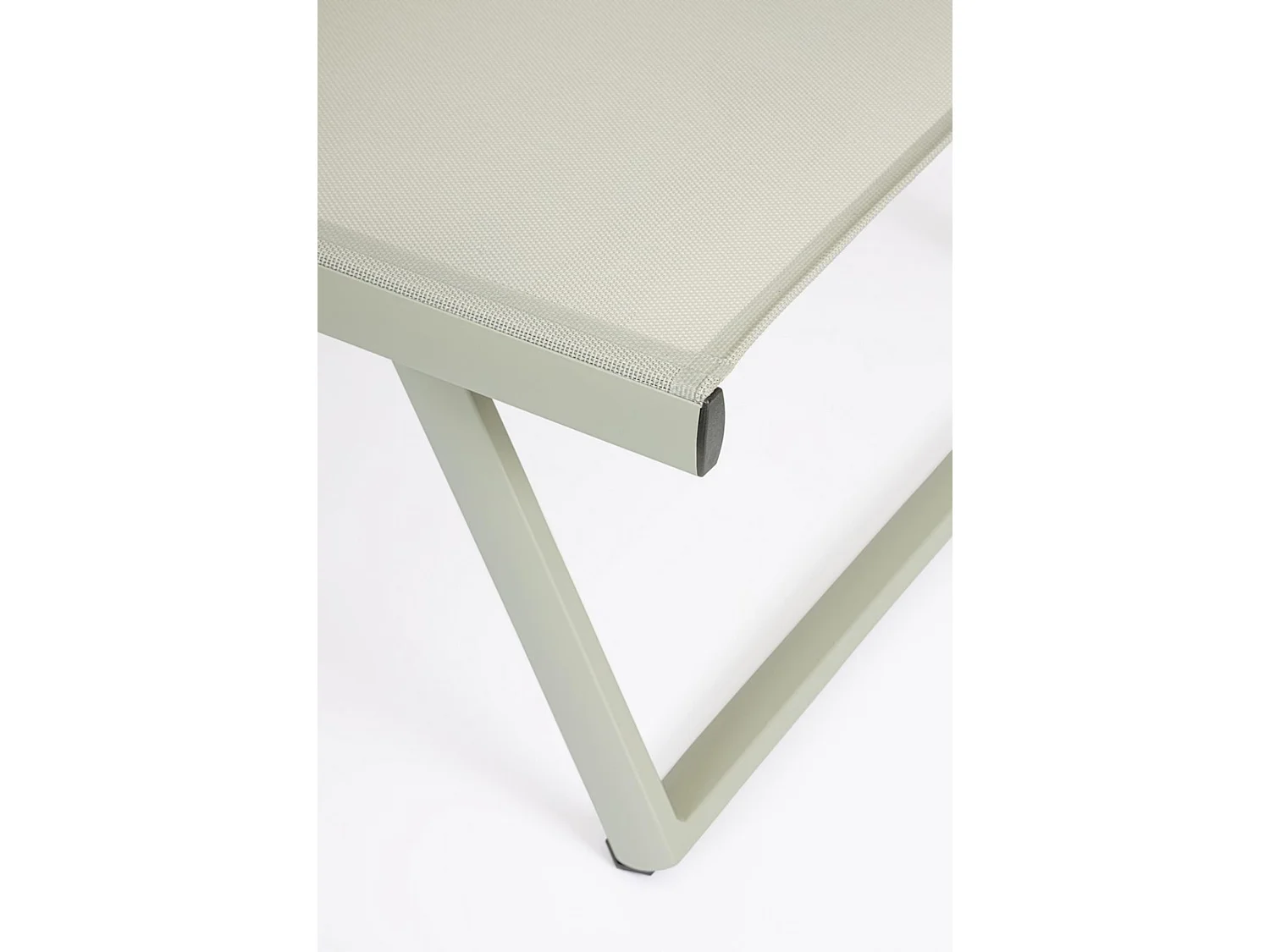 Ensemble de 2 chaises longues de jardin en textilène et aluminium - TAYLOR