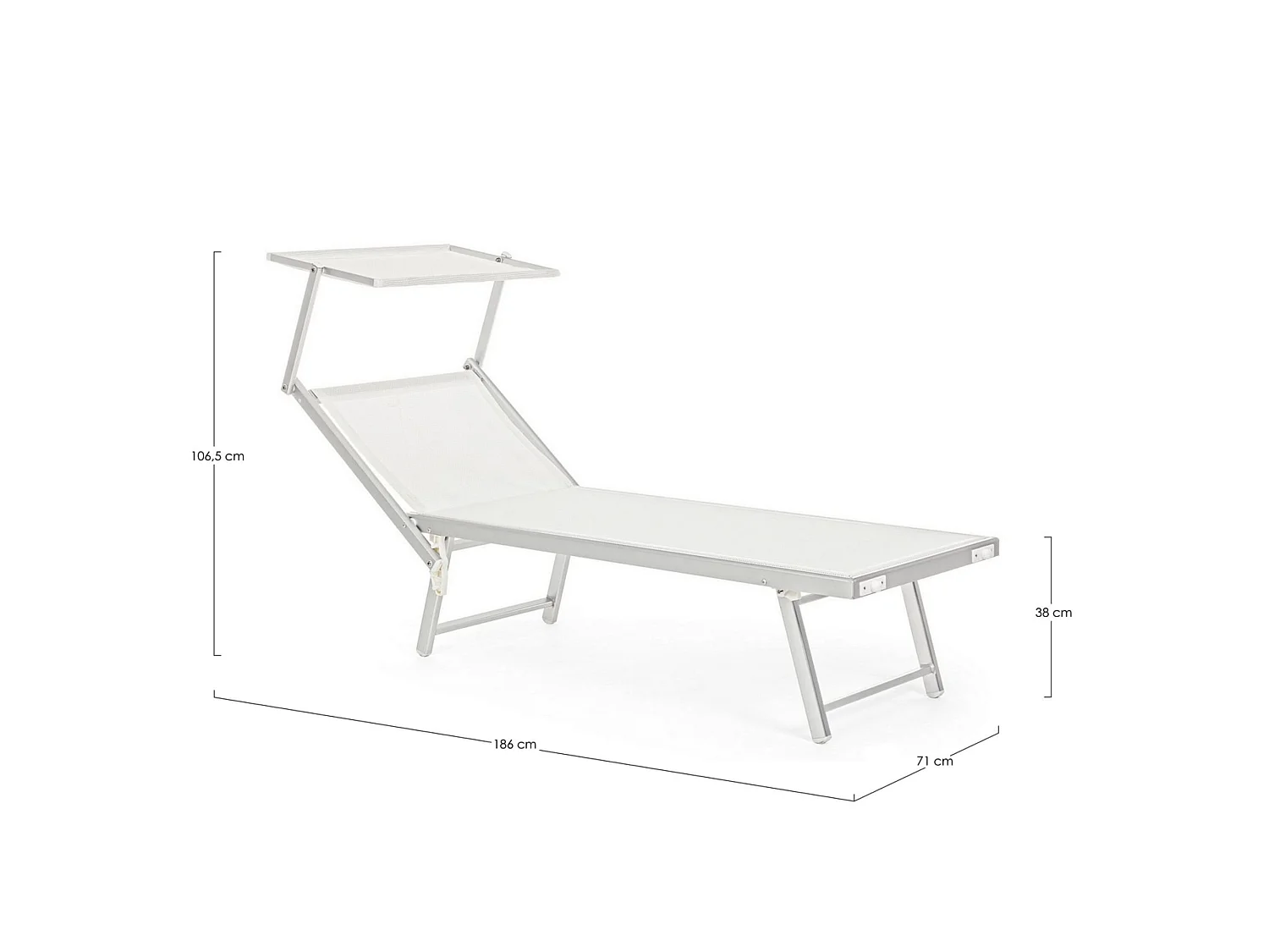 Ensemble de 2 chaises longues - TURQUETA