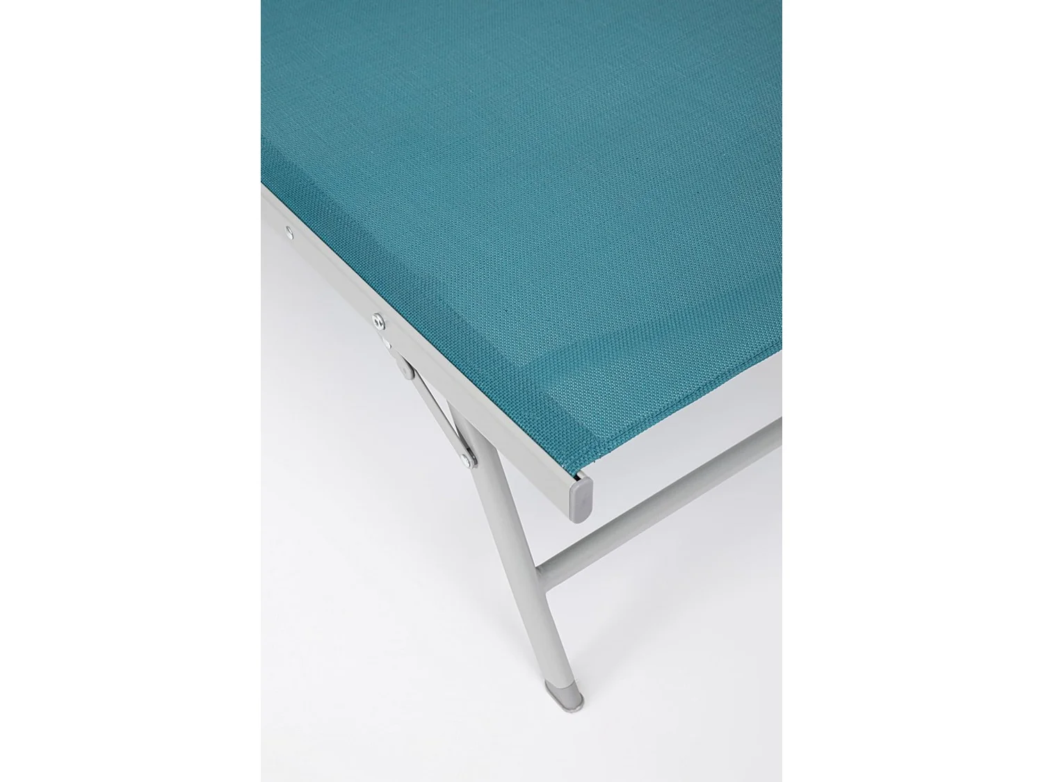 Conjunto de 4 tumbonas de color azul - MACARELLA