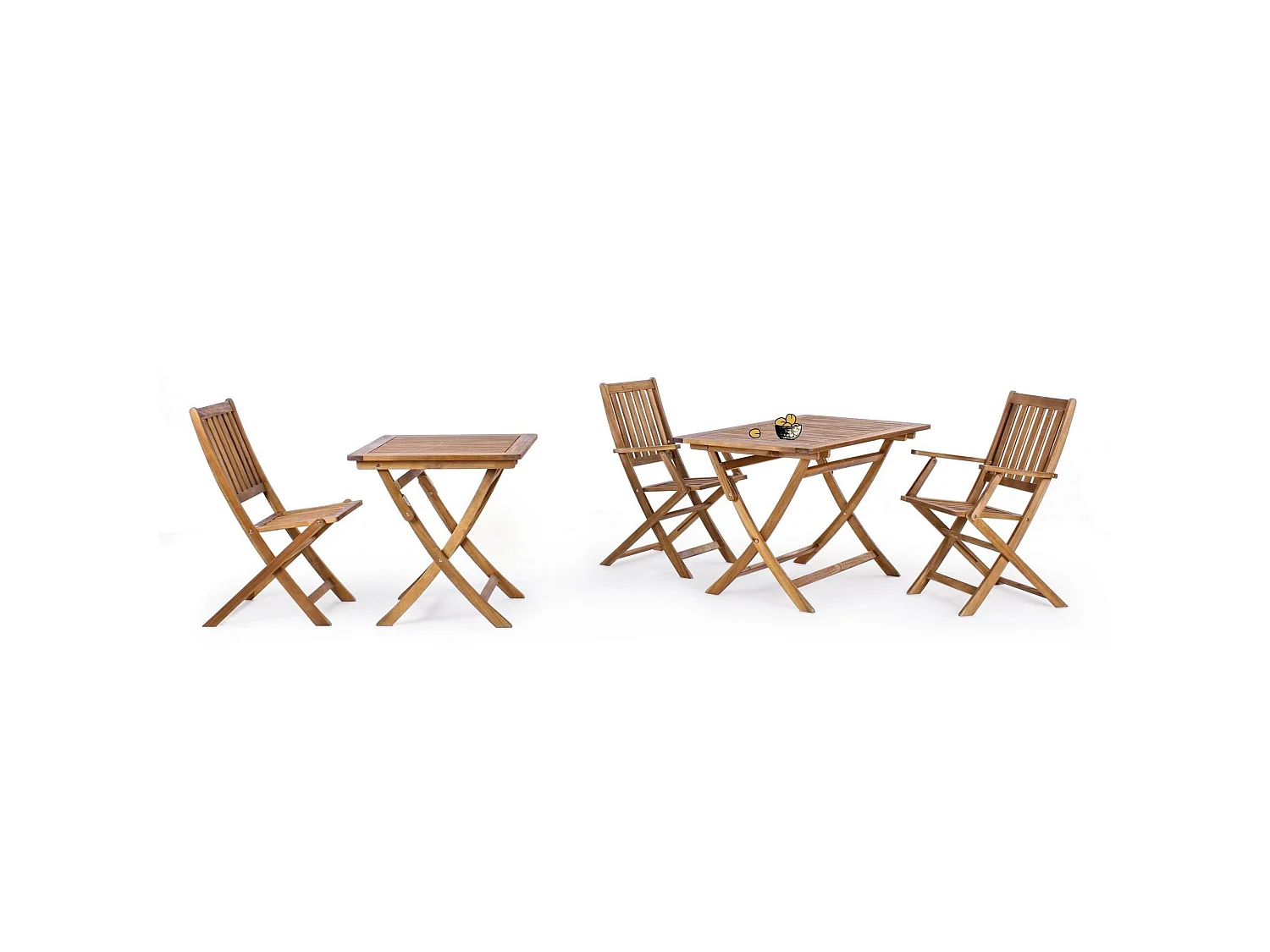 Table rectangulaire en bois d'acacia - NOEMI