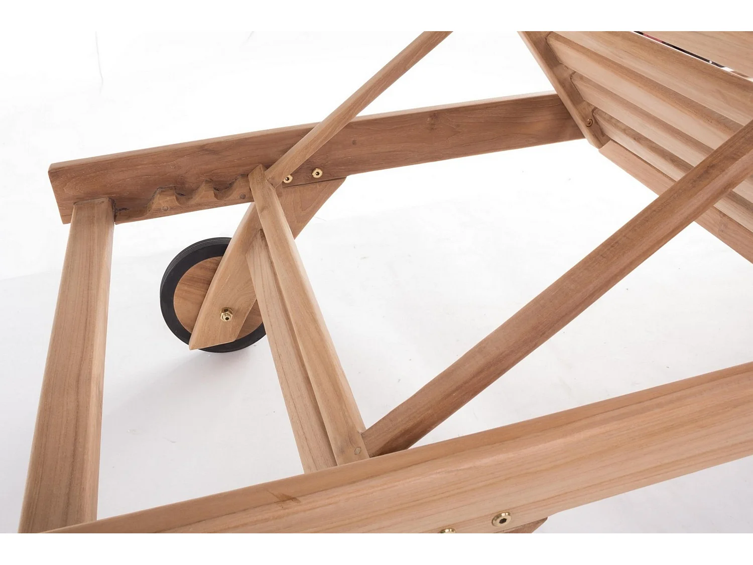 Chaise longue en teck de qualité supérieure - GALILEA