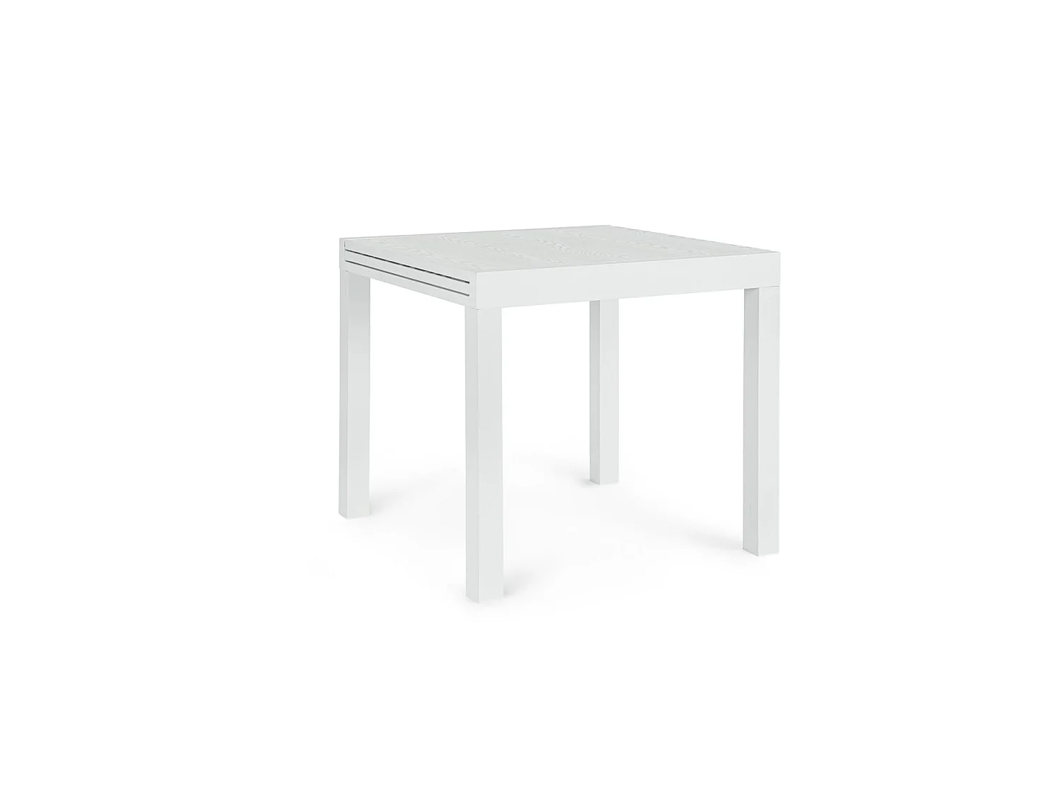 Table de jardin à rallonge avec plateau effet bois  - CLIV