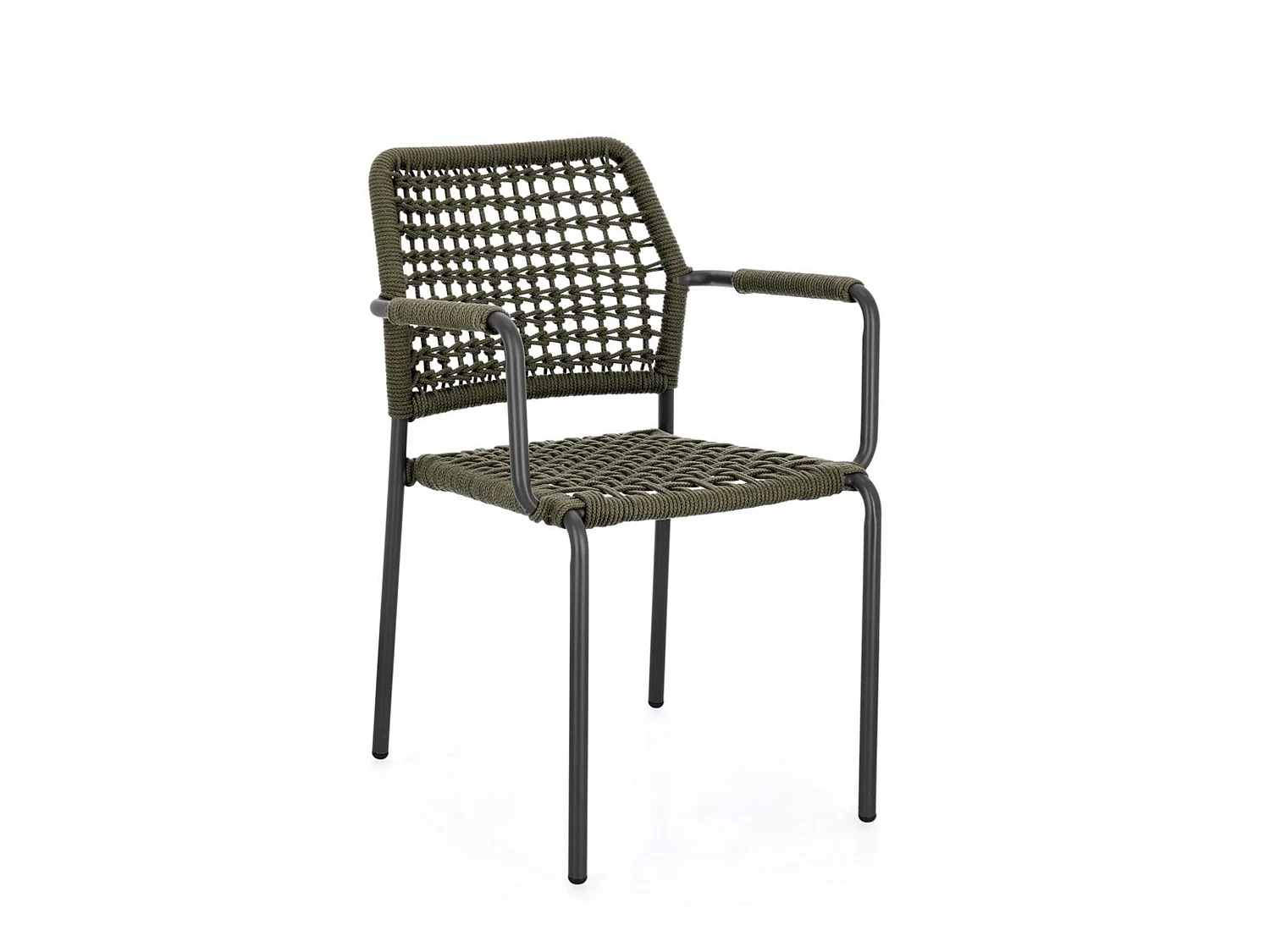 Sæt med 4 stole med armlæn - MIRANDA