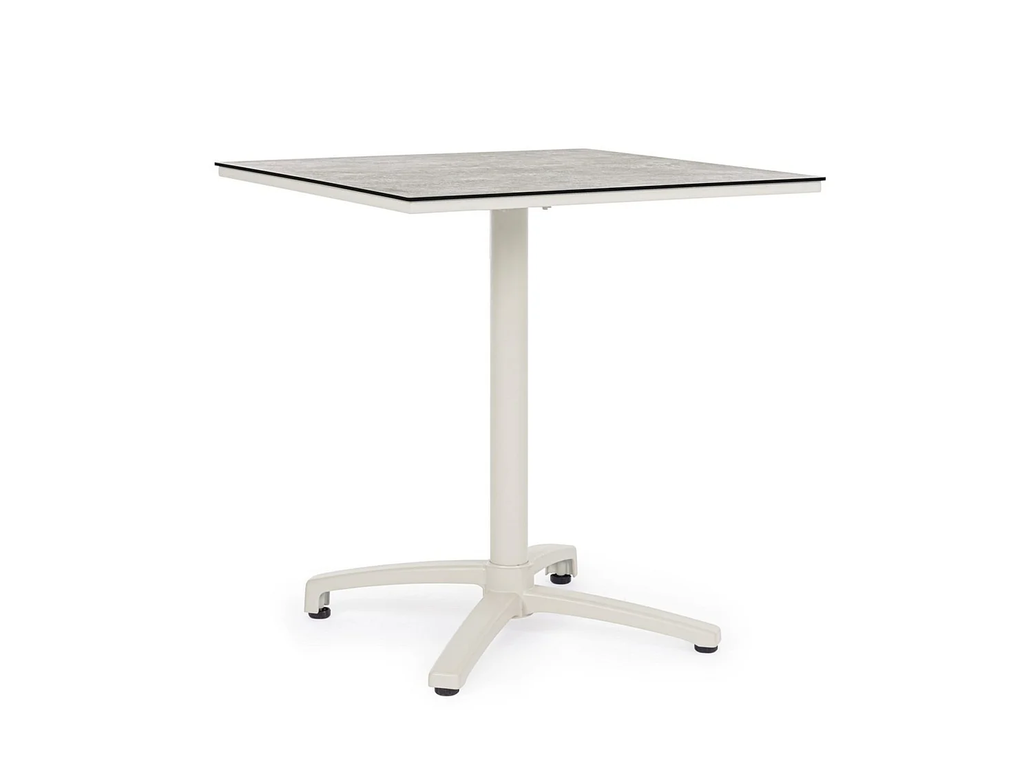 Bartisch mit Tischplatte aus HPL in Taupe - LAREDO