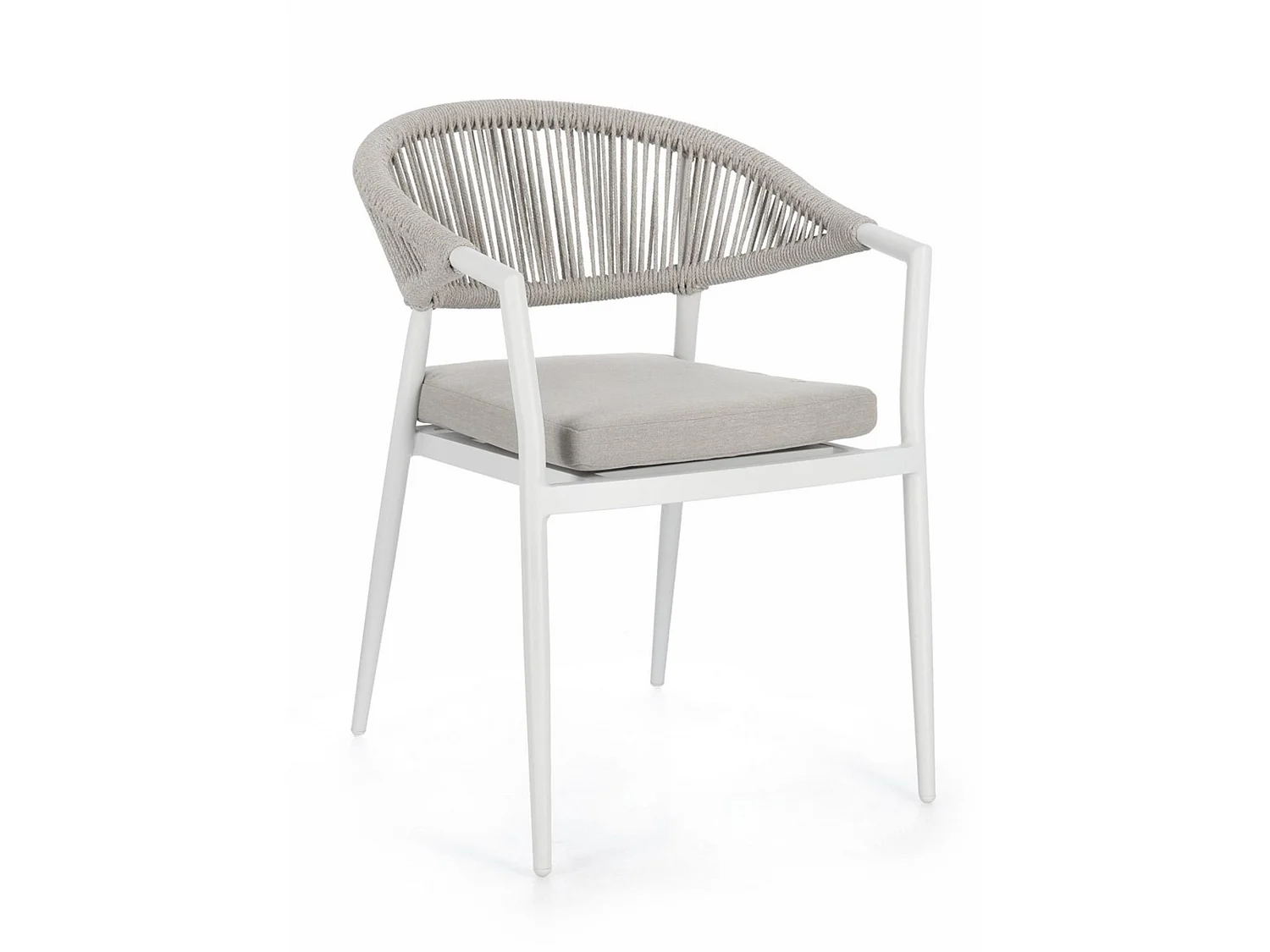 Lot de 4 chaises avec accoudoirs - GETARIA