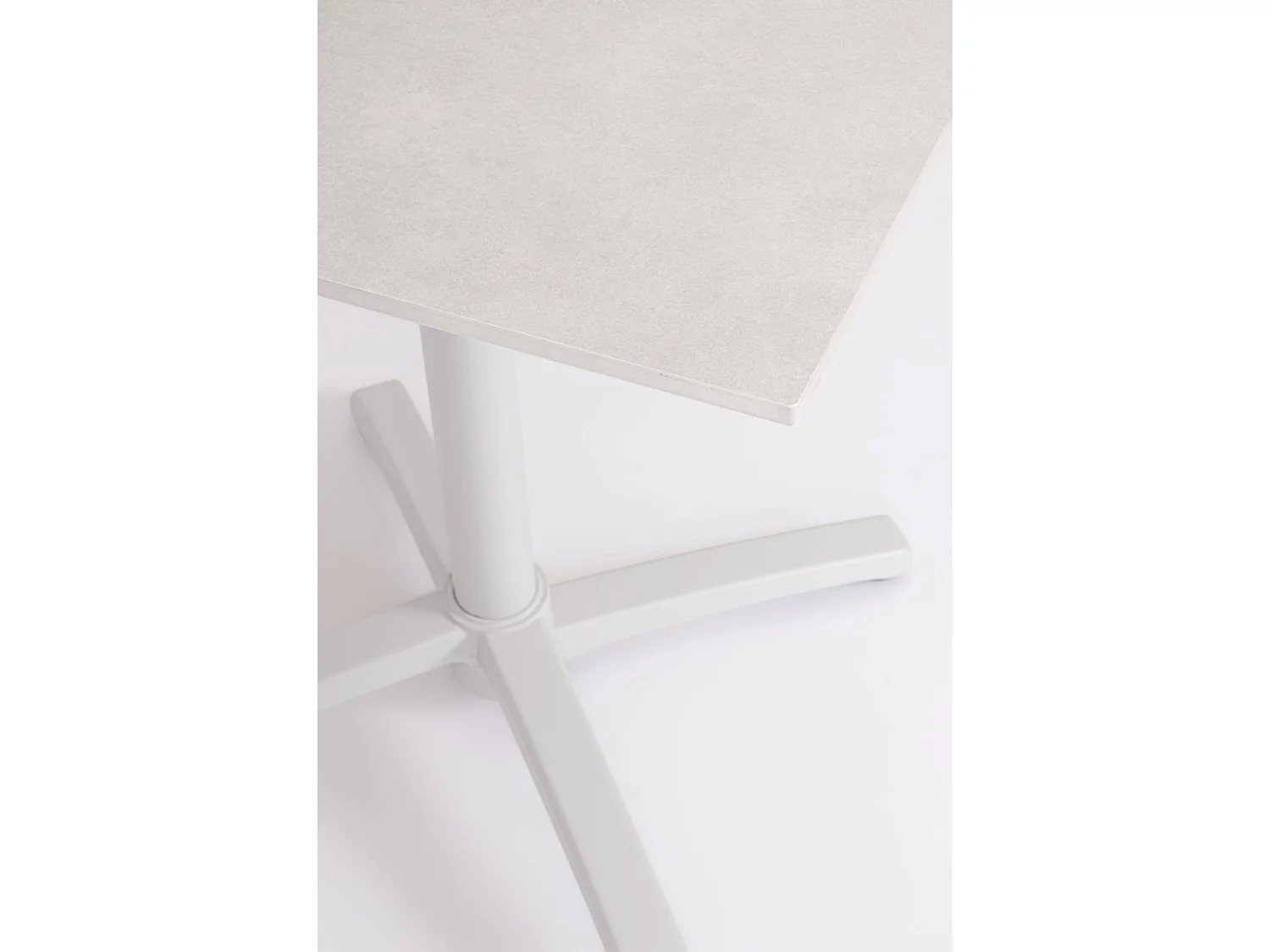 Table de bar avec plateau en HPL beige - LAREDO