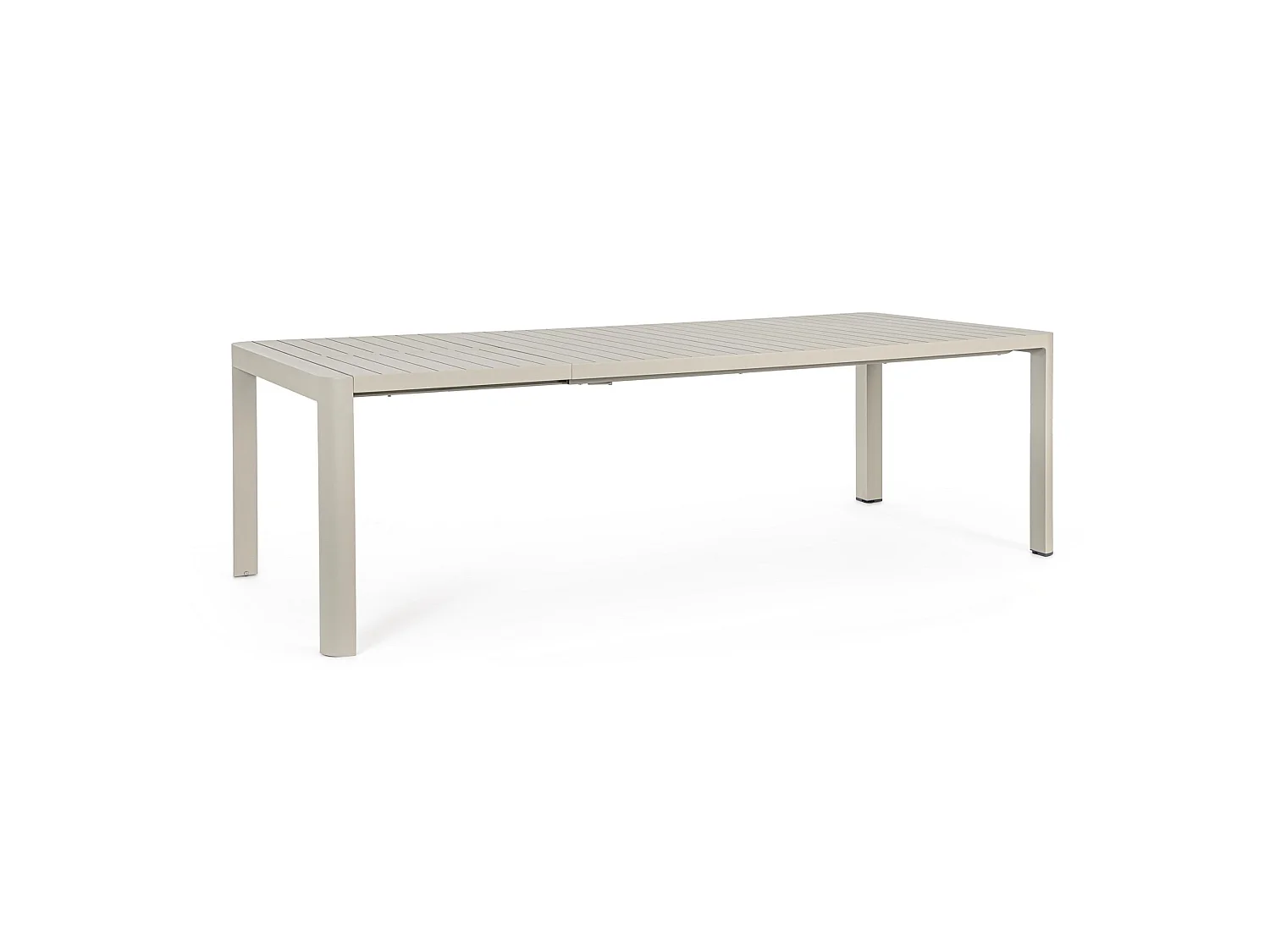 Table de jardin en aluminium beige thermolaqué - KIPLIN