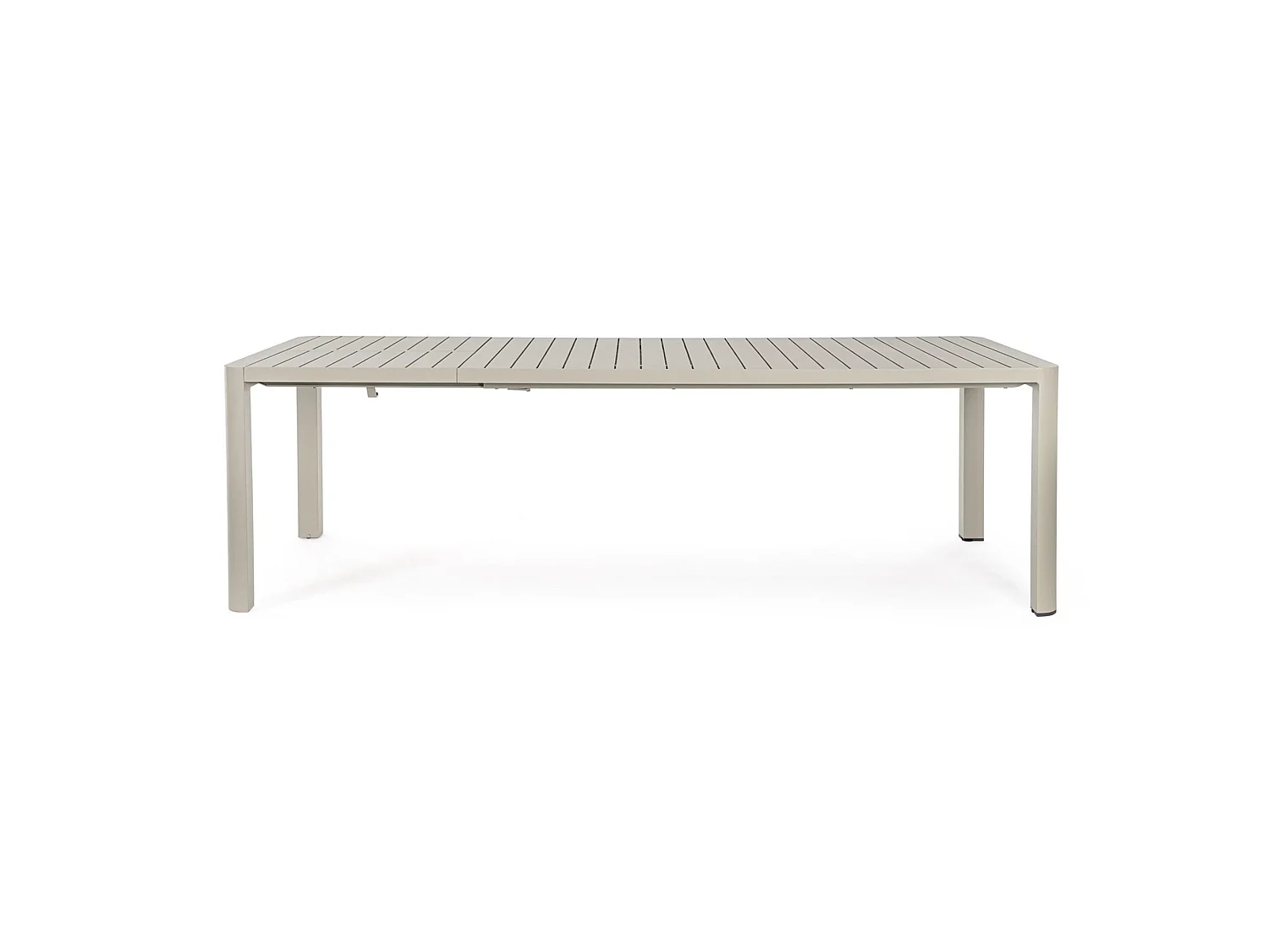 Table de jardin en aluminium beige thermolaqué - KIPLIN