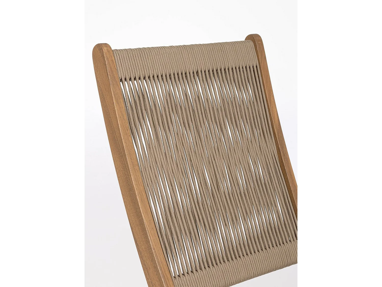 Lot de 4 chaises pliantes en bois d'acacia - MONSARAZ