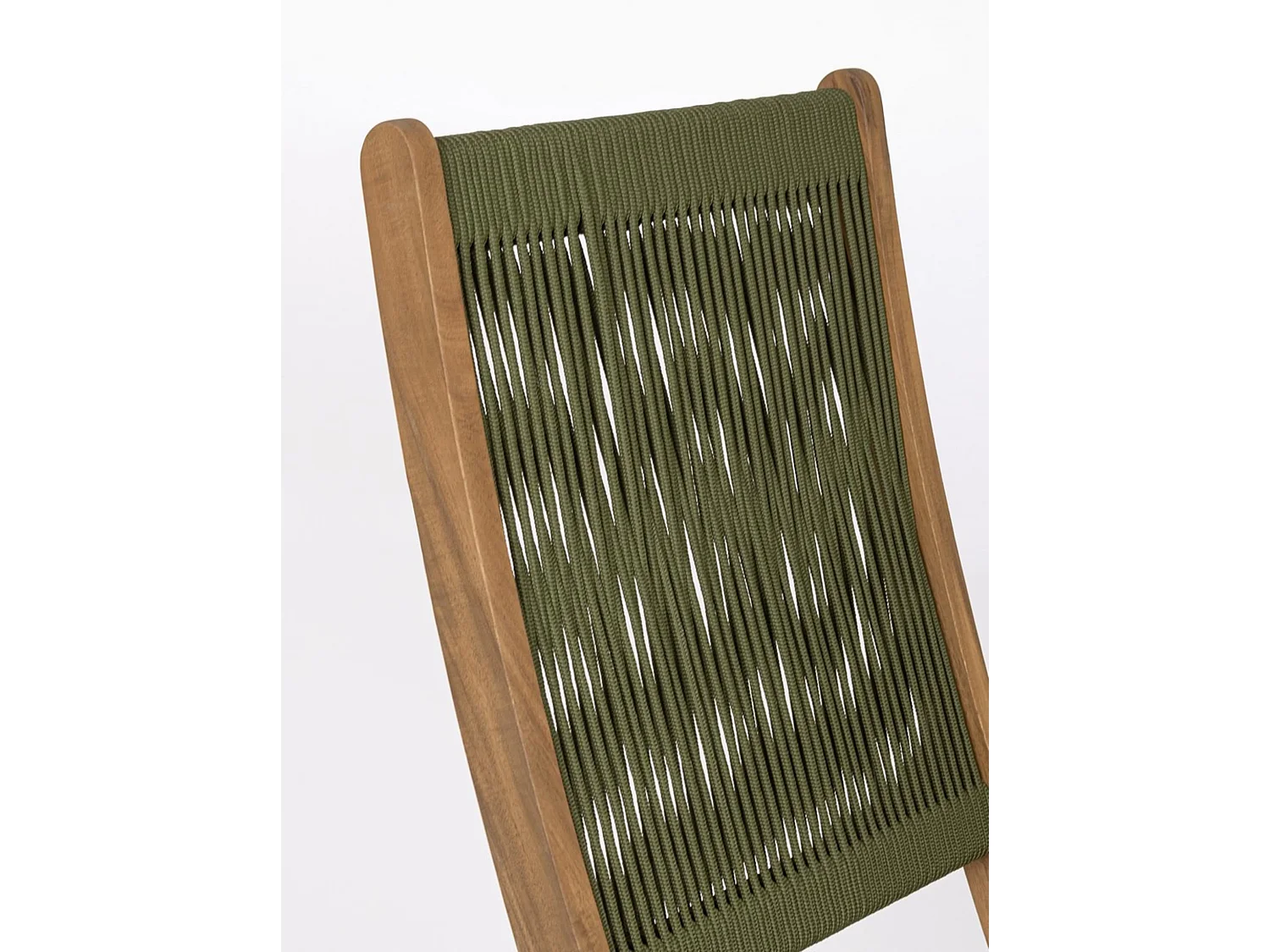 Lot de 4 chaises pliantes en bois d'acacia - MONSARAZ