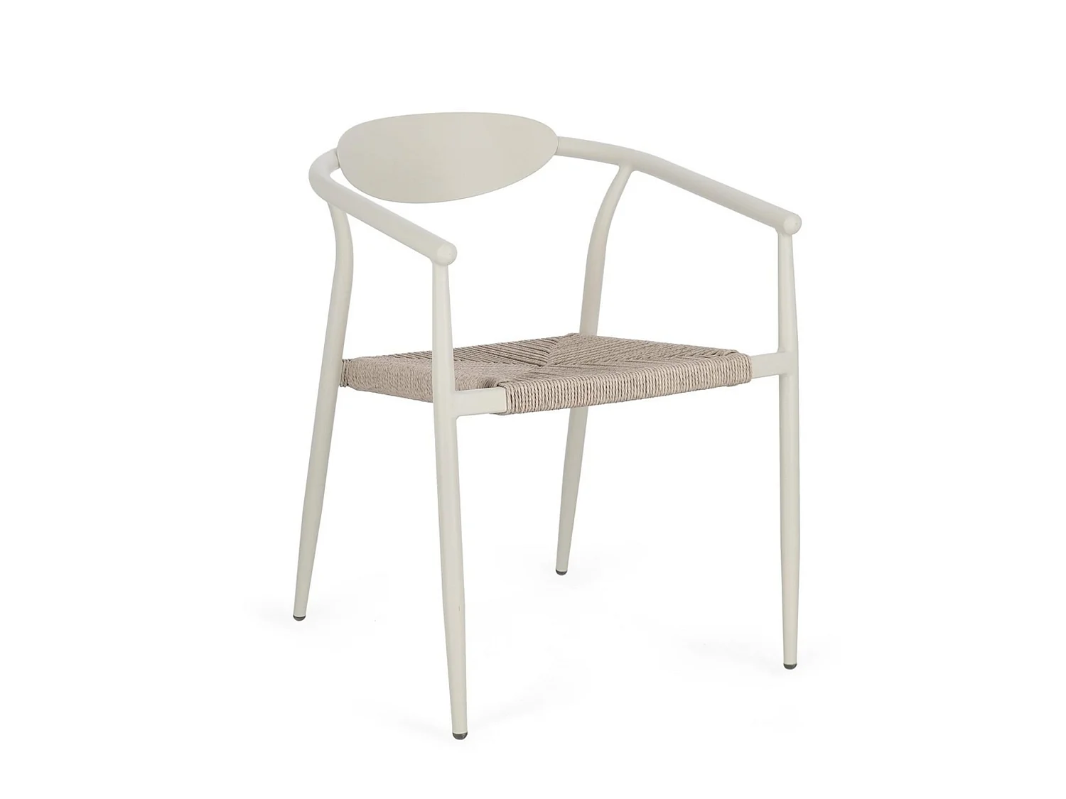 Lot de 4 chaises avec structure en aluminium - MORAIRA