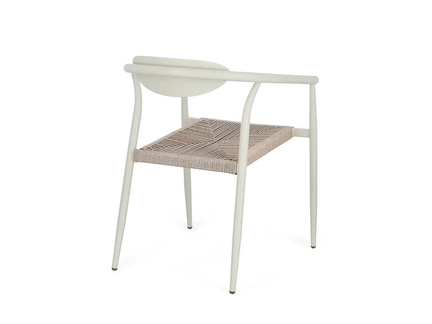 Lot de 4 chaises avec structure en aluminium - MORAIRA