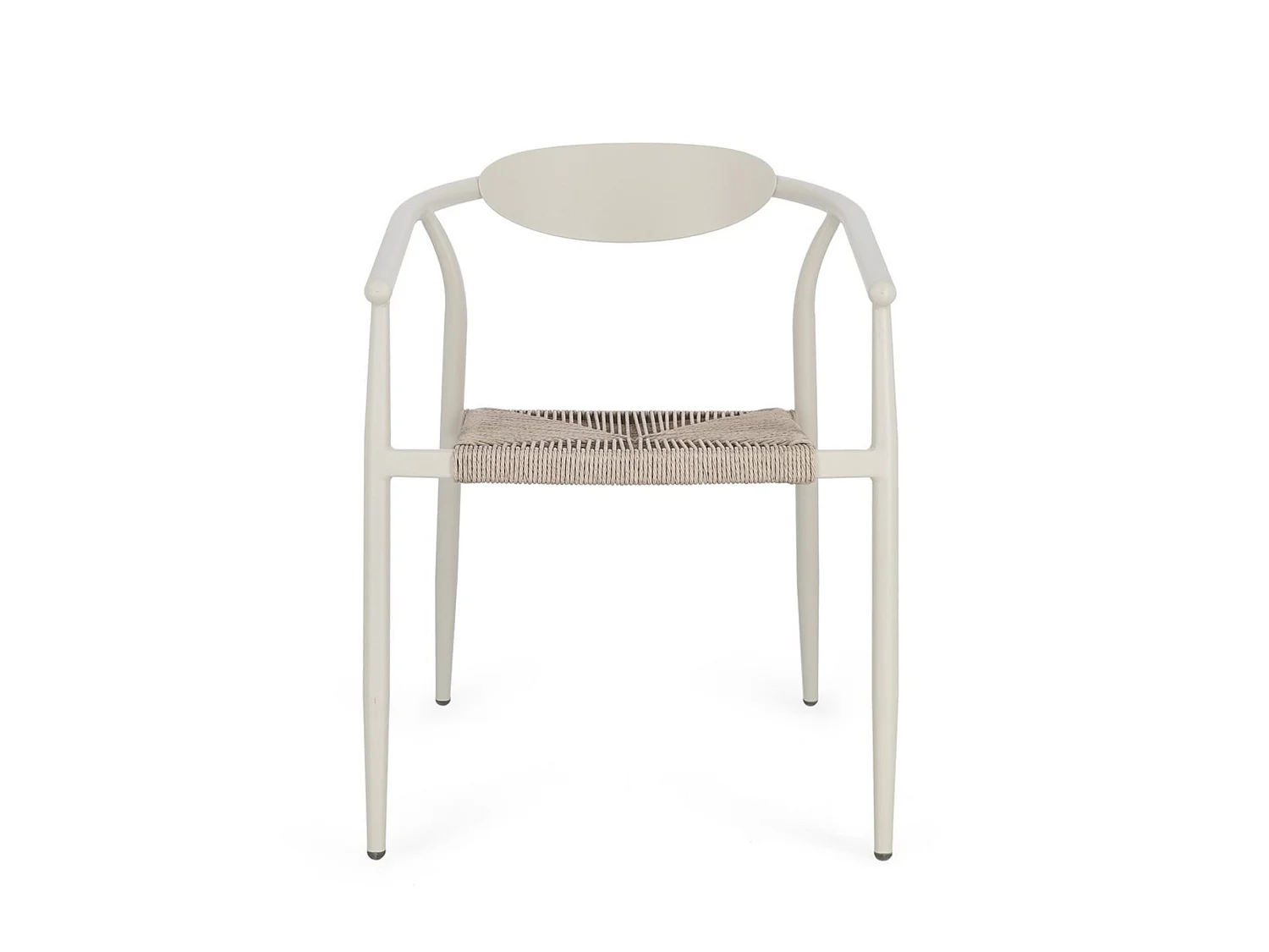 Lot de 4 chaises avec structure en aluminium - MORAIRA