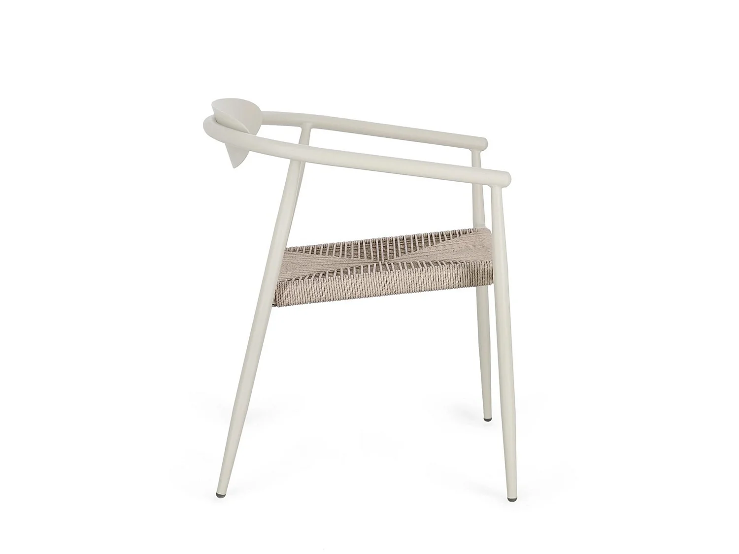 Lot de 4 chaises avec structure en aluminium - MORAIRA