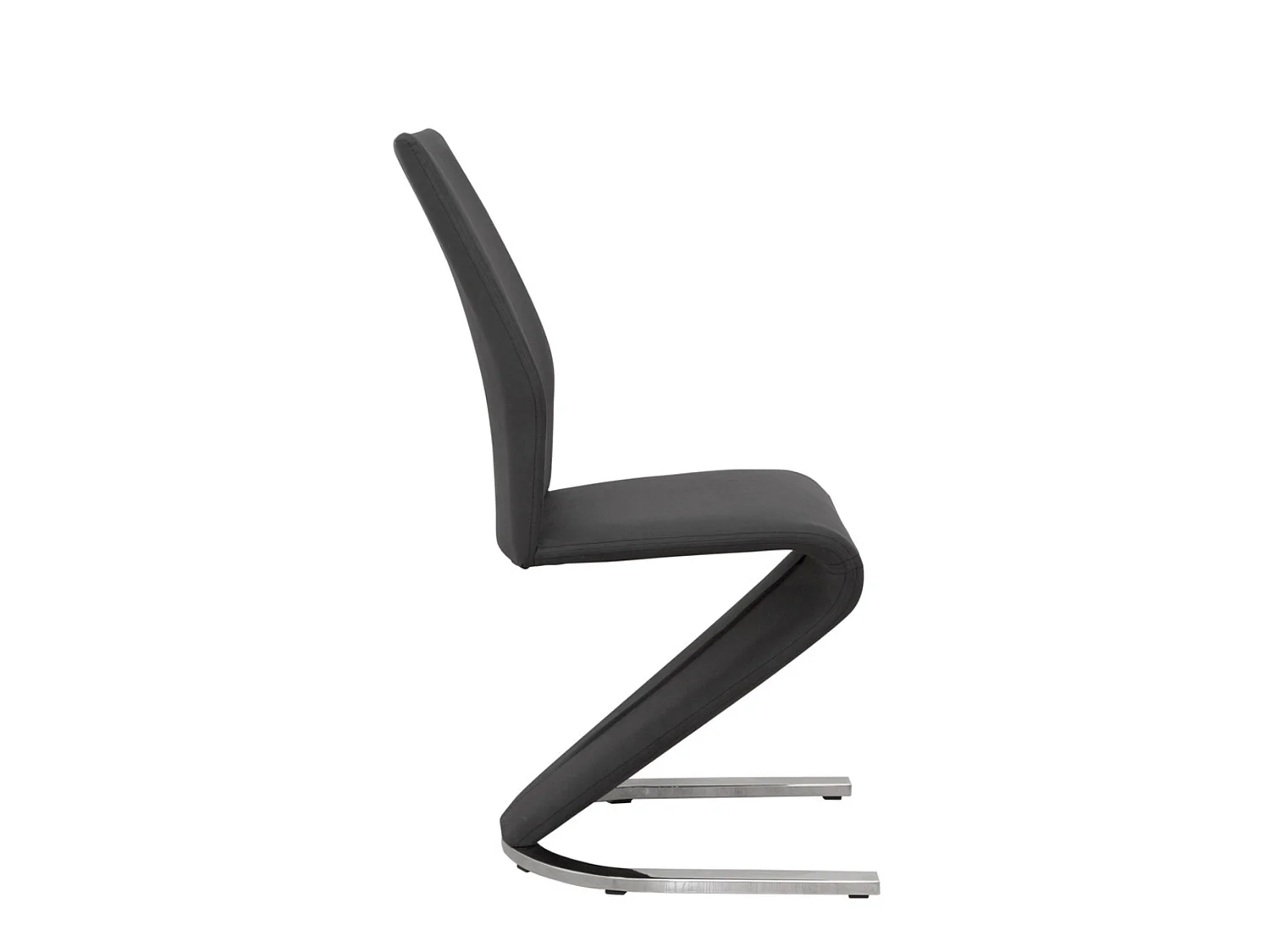 Pack 2 sillas blancas tapizadas en piel sintética con patas cromadas – diseño moderno y elegante para comedor o salón