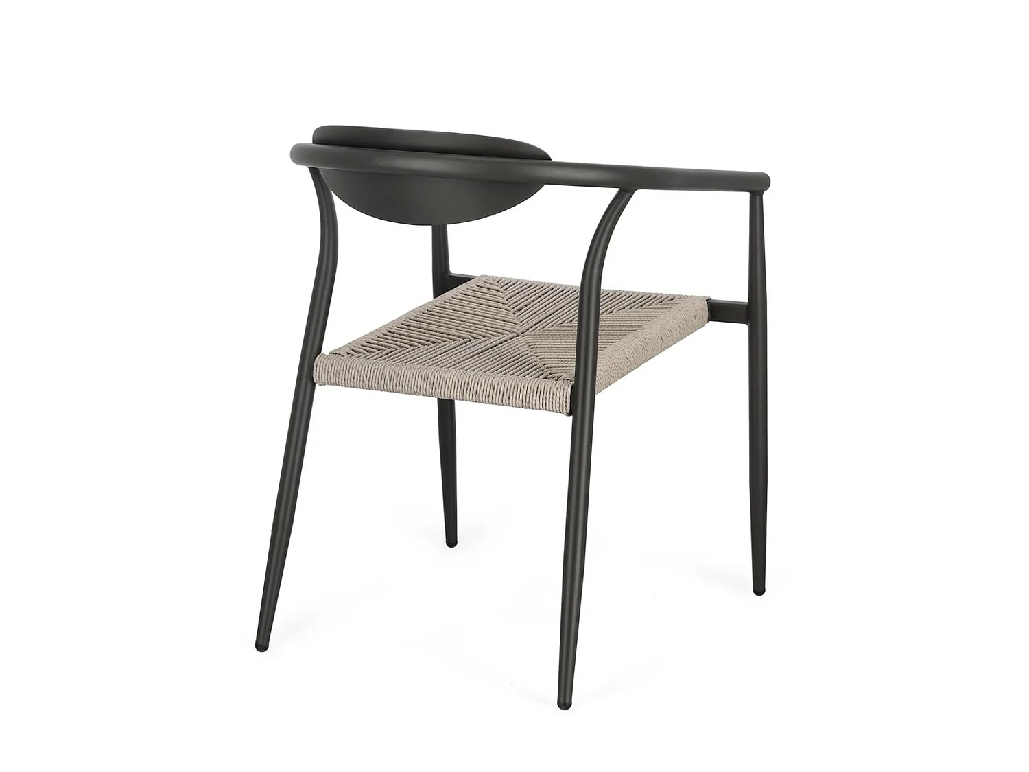 Lot de 4 chaises avec structure en aluminium - MORAIRA